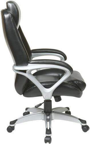 Work Smart Executive Office Chair with Headrest [ECH89186] - Image 5