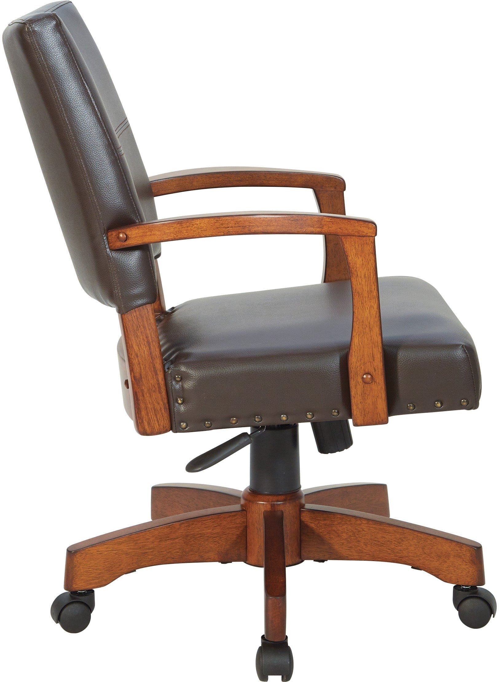 Office Star Deluxe Wood Bankers Chair [109MB] - Image 8