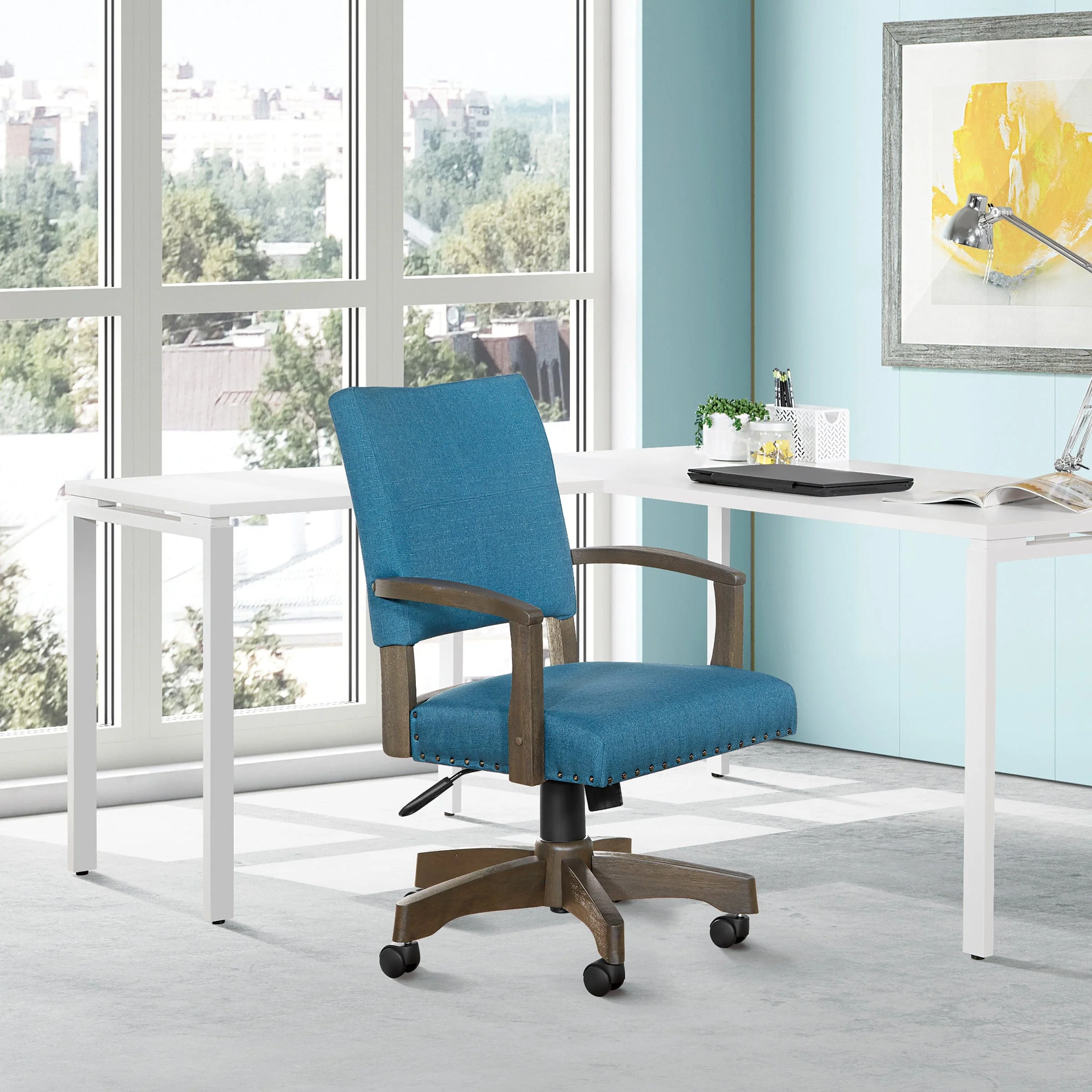 Office Star Santina Bankers Chair [111AG] - Image 3
