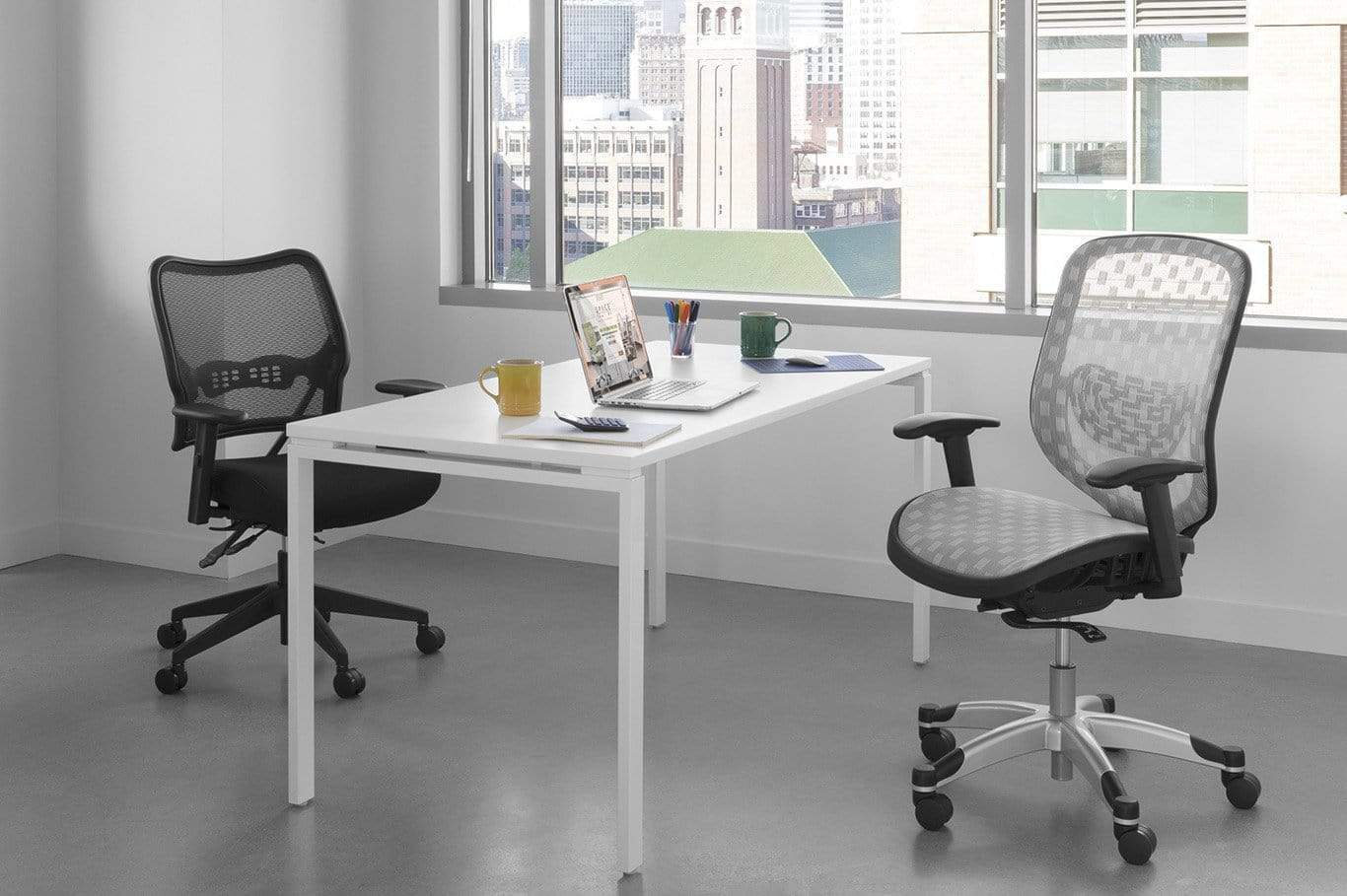 Space Seating® Deluxe Chair with AirGrid® Back and Mesh Seat [13-37N9WA] - Image 2