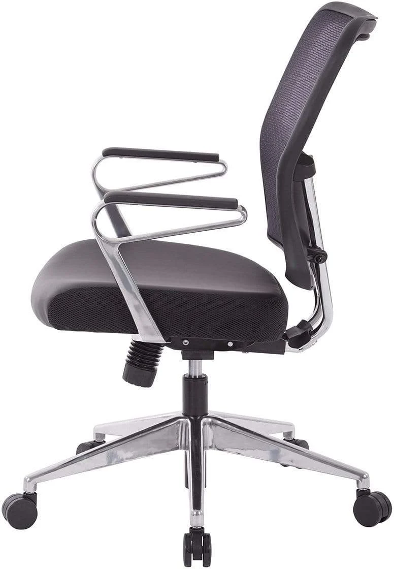 Air Grid® Back and Padded Bonded Leather Seat Office Chair [213-E37P91A7] - Image 2