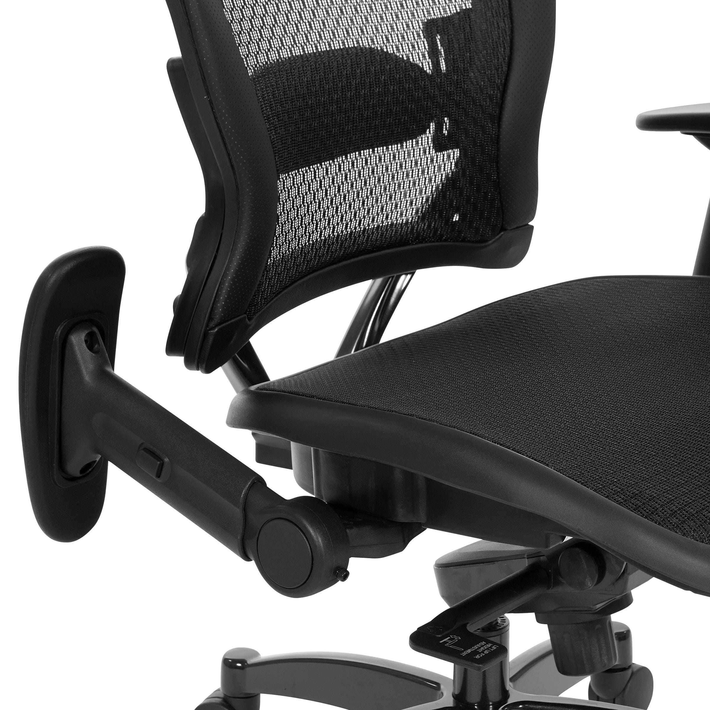 Space Seating Professional Mesh Office Chair with Flip Arms [2787R] - Image 5