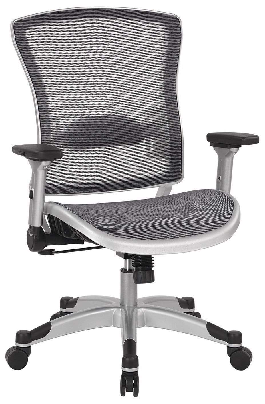 Space Seating Deluxe Mesh Task Chair with Flip Up Arms [317-66C61F6]