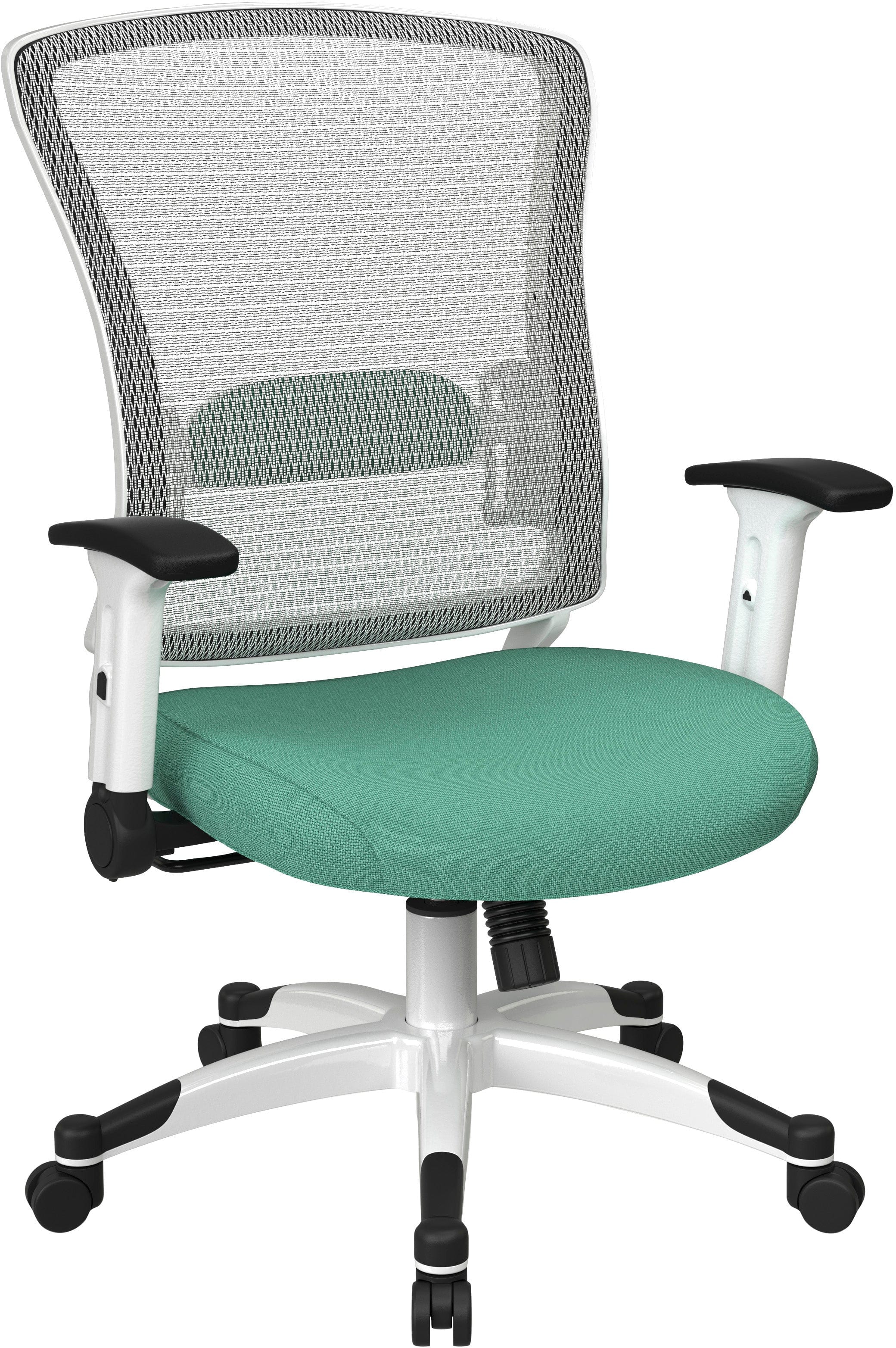Office Star White Frame Managers Chair in Fun Colors [317W-W1C1F2W] - Image 10