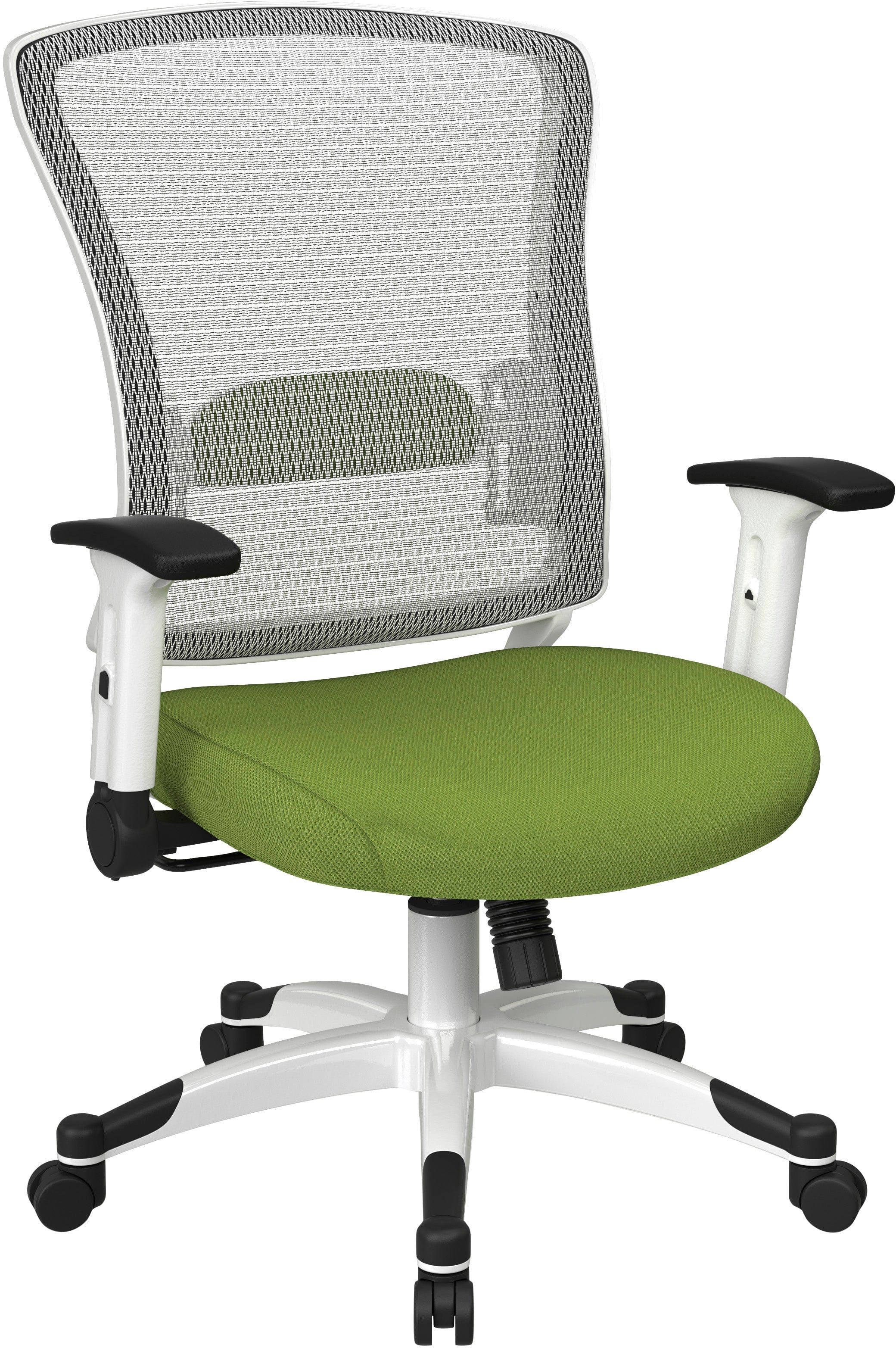 Office Star White Frame Managers Chair in Fun Colors [317W-W1C1F2W] - Image 11