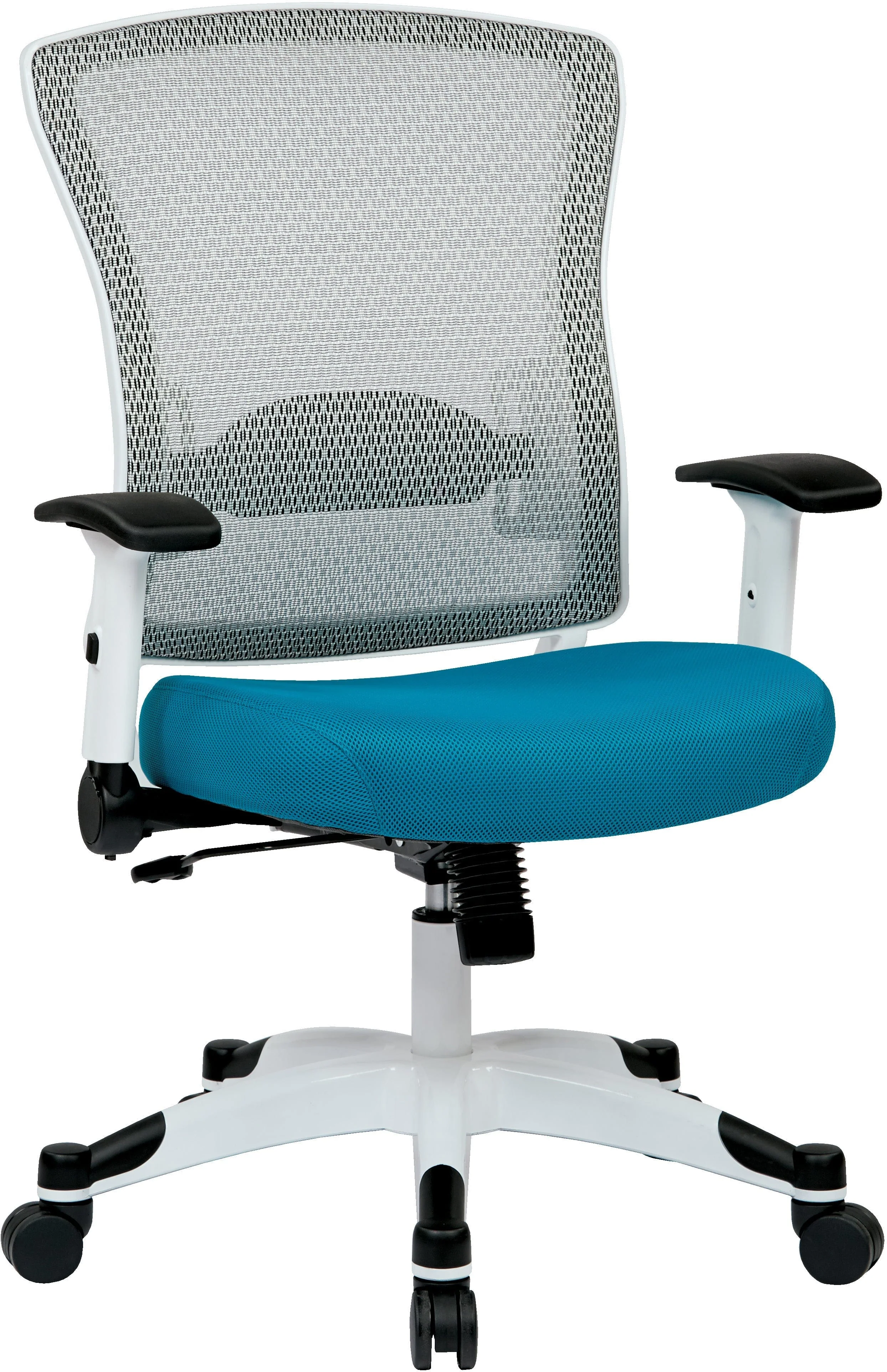 Office Star White Frame Managers Chair in Fun Colors [317W-W1C1F2W] - Image 12