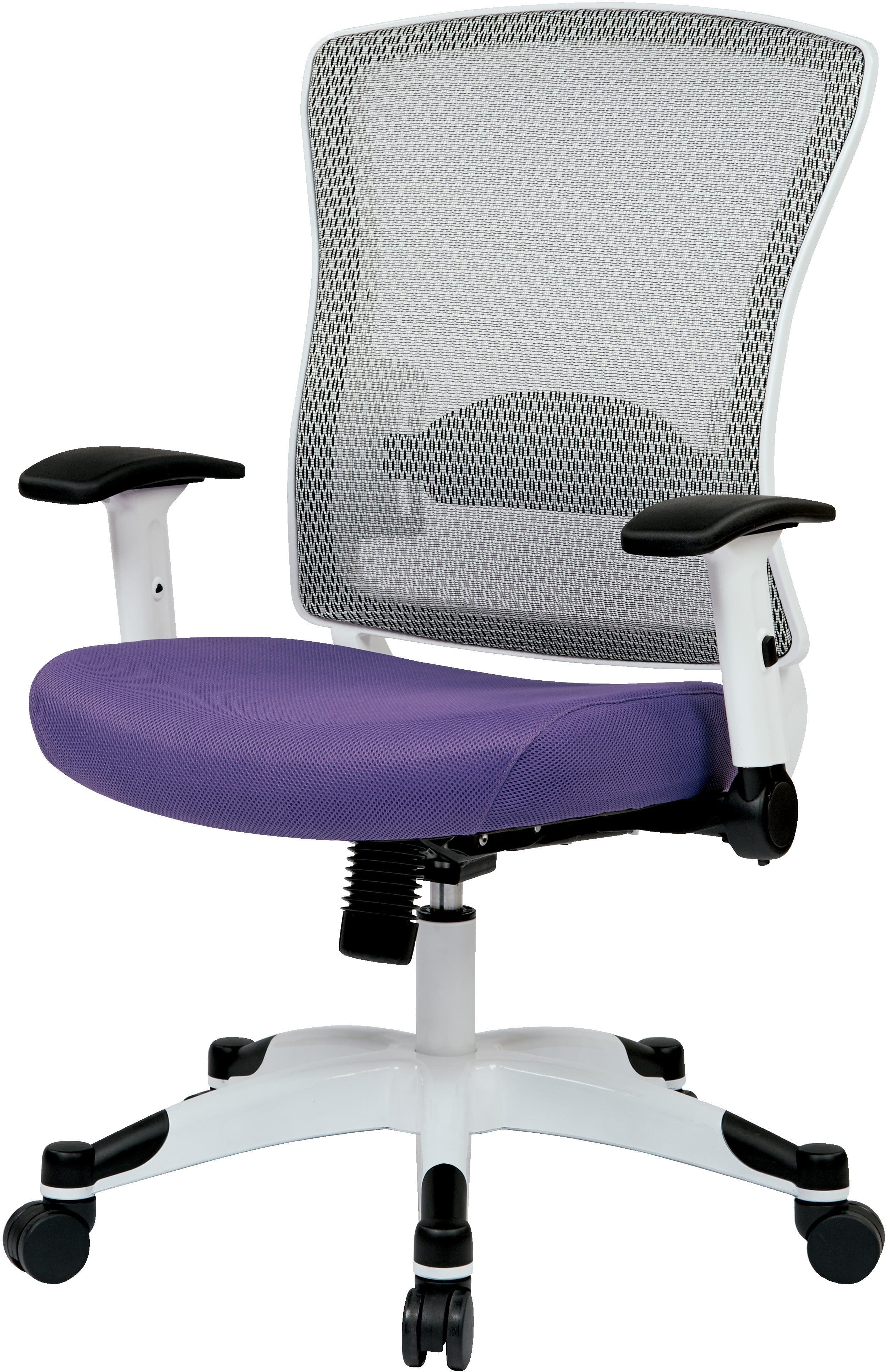 Office Star White Frame Managers Chair in Fun Colors [317W-W1C1F2W] - Image 16