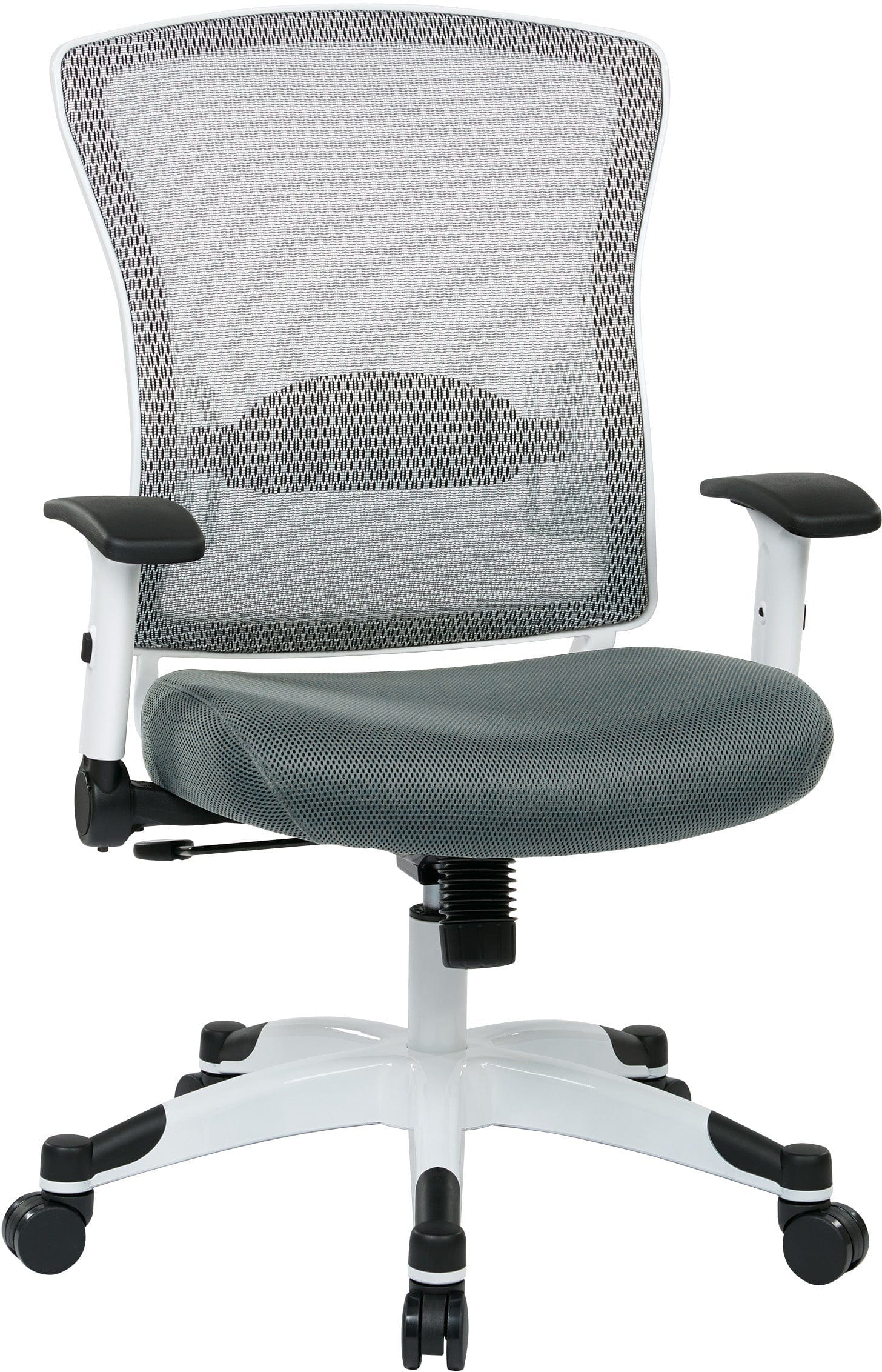 Office Star White Frame Managers Chair in Fun Colors [317W-W1C1F2W] - Image 2