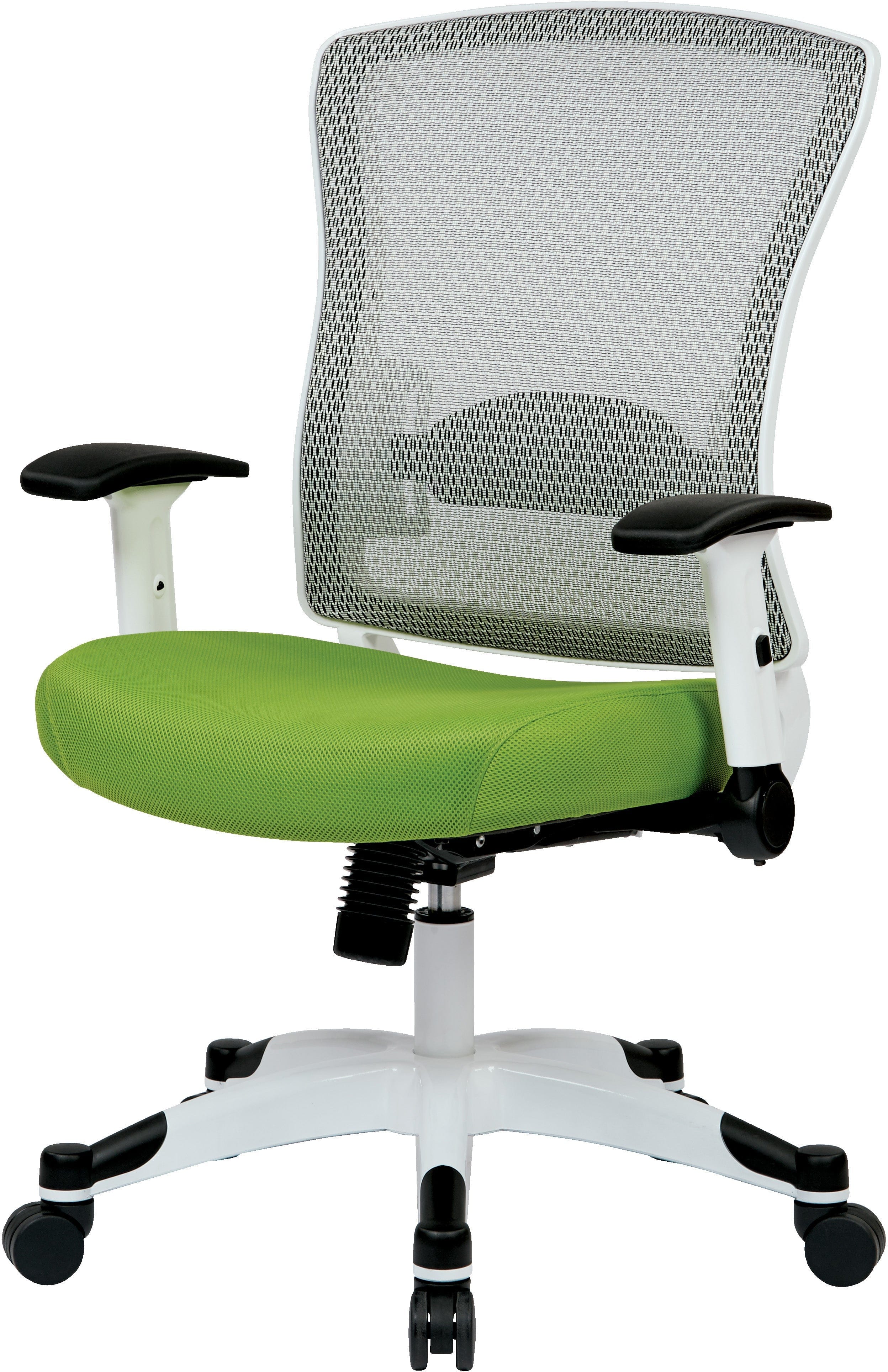 Office Star White Frame Managers Chair in Fun Colors [317W-W1C1F2W] - Image 20