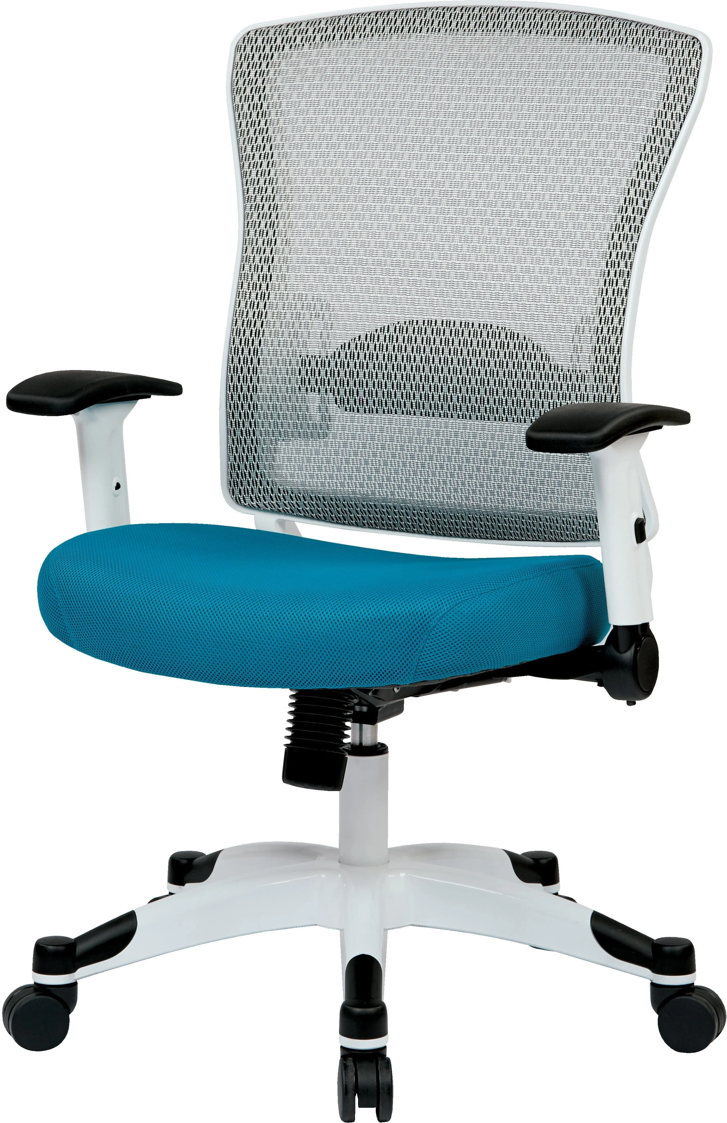 Office Star White Frame Managers Chair in Fun Colors [317W-W1C1F2W] - Image 21
