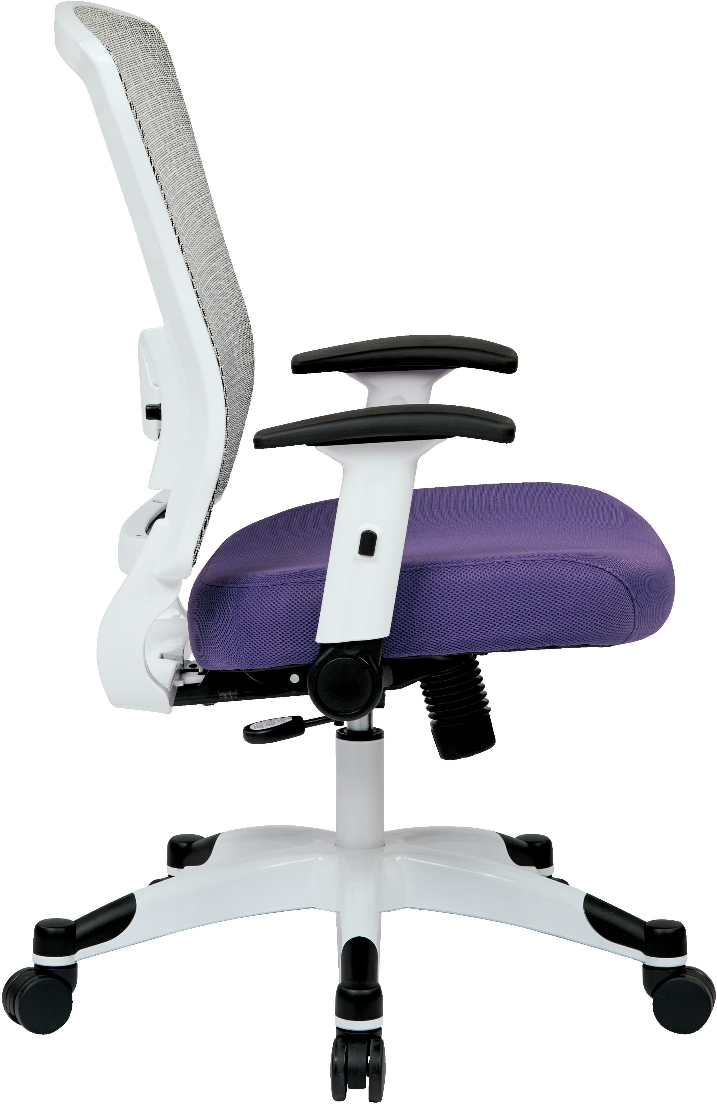 Office Star White Frame Managers Chair in Fun Colors [317W-W1C1F2W] - Image 30