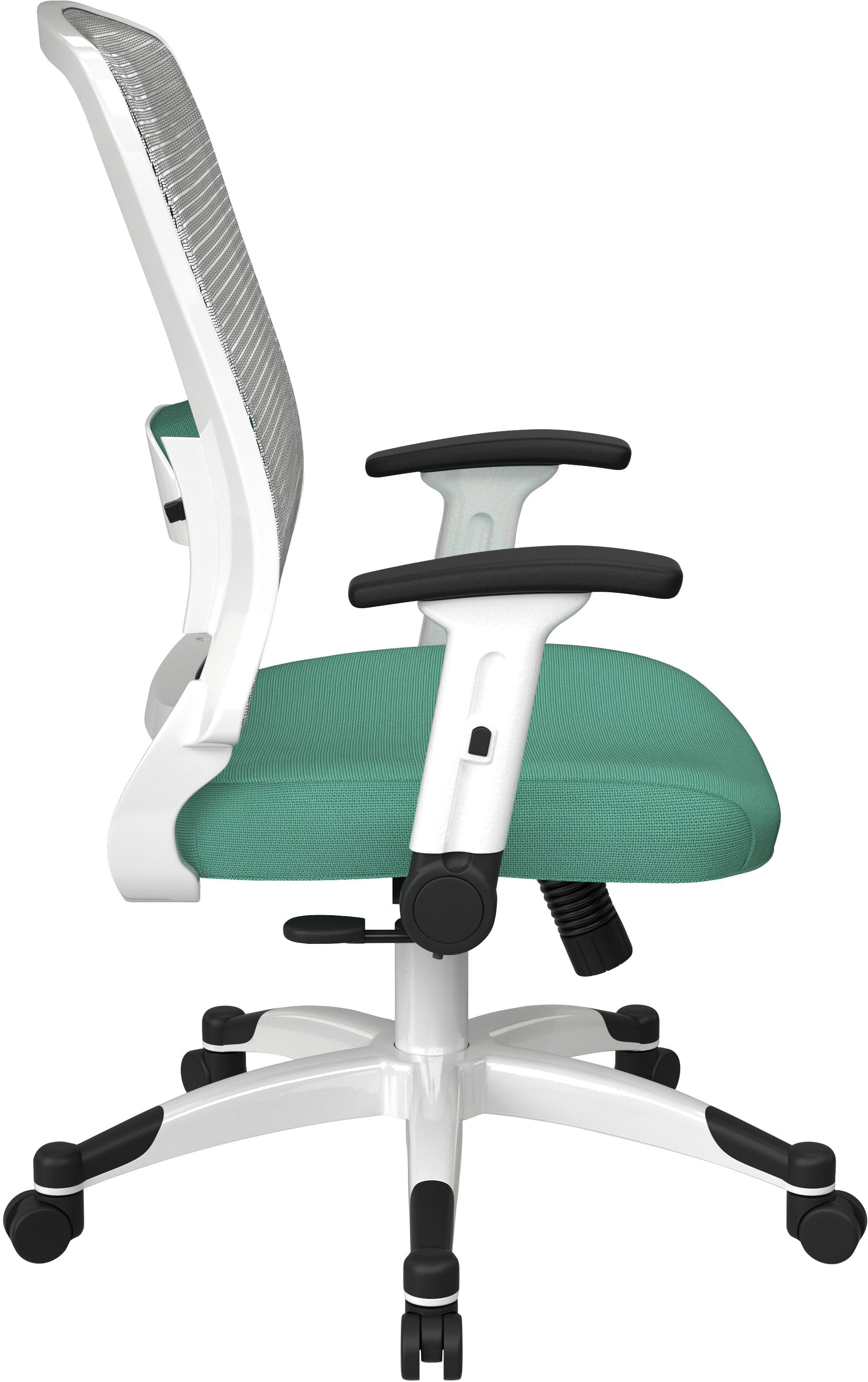 Office Star White Frame Managers Chair in Fun Colors [317W-W1C1F2W] - Image 36