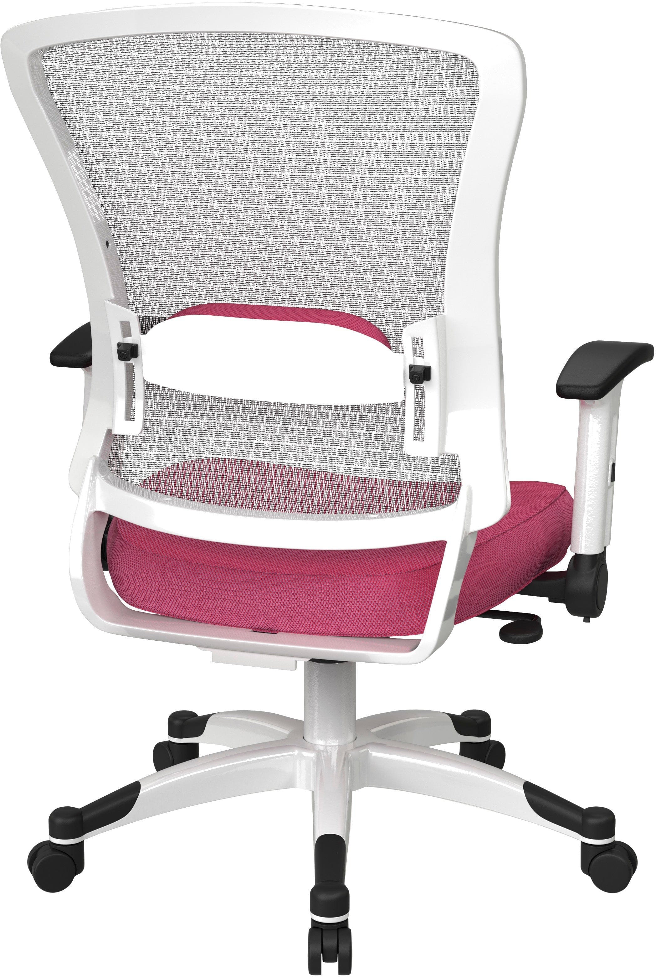 Office Star White Frame Managers Chair in Fun Colors [317W-W1C1F2W] - Image 40