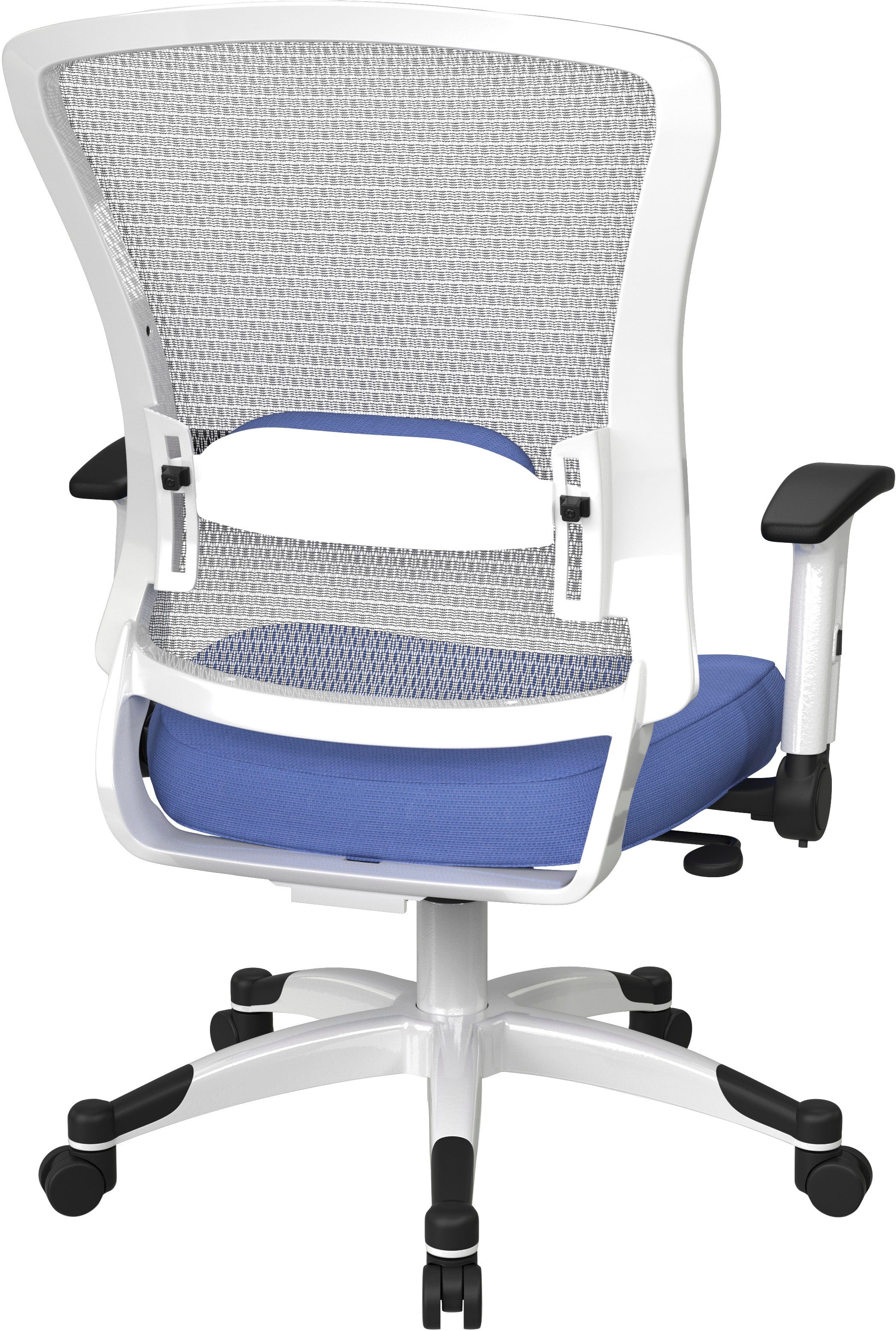 Office Star White Frame Managers Chair in Fun Colors [317W-W1C1F2W] - Image 47