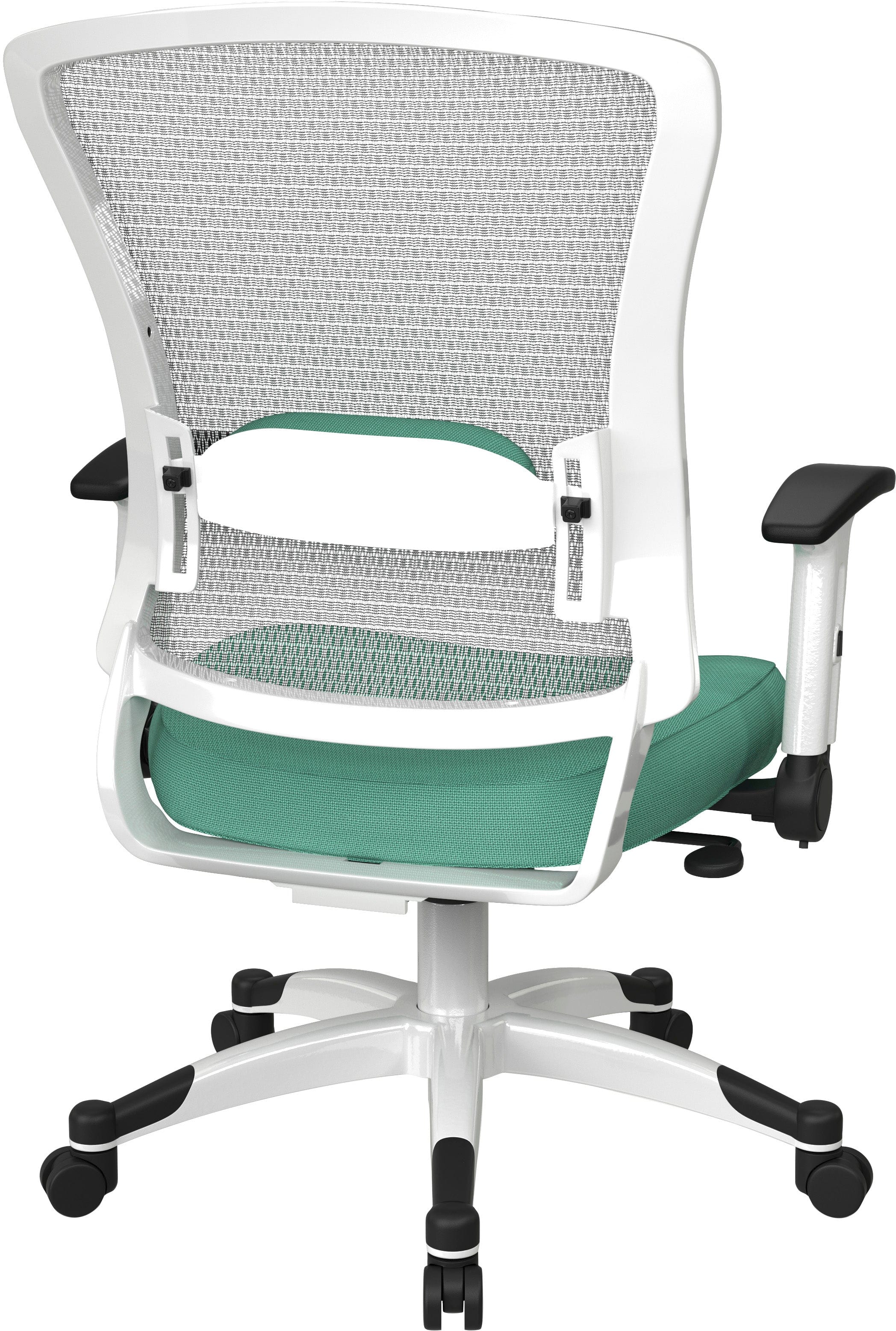 Office Star White Frame Managers Chair in Fun Colors [317W-W1C1F2W] - Image 49