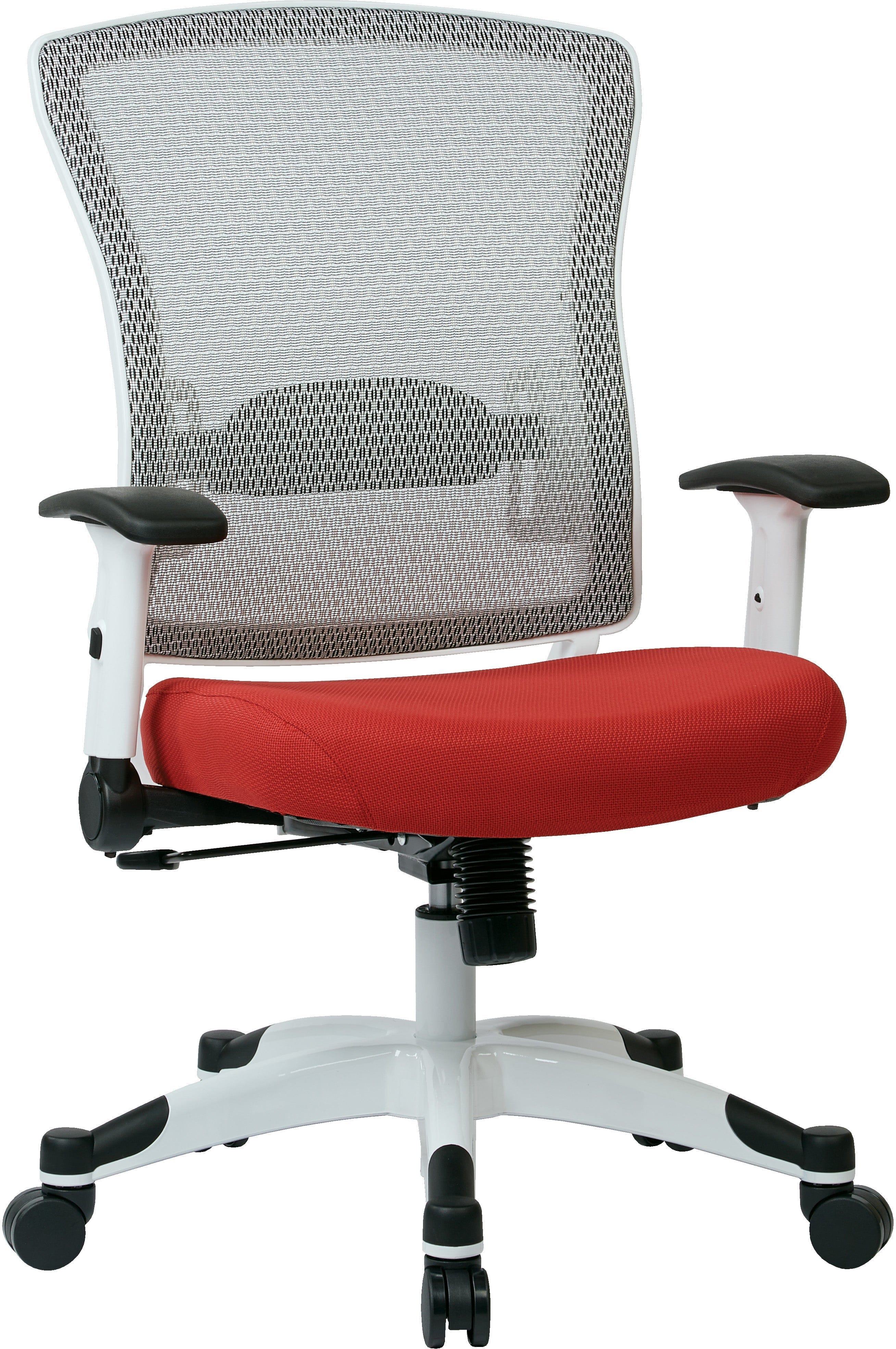 Office Star White Frame Managers Chair in Fun Colors [317W-W1C1F2W] - Image 6