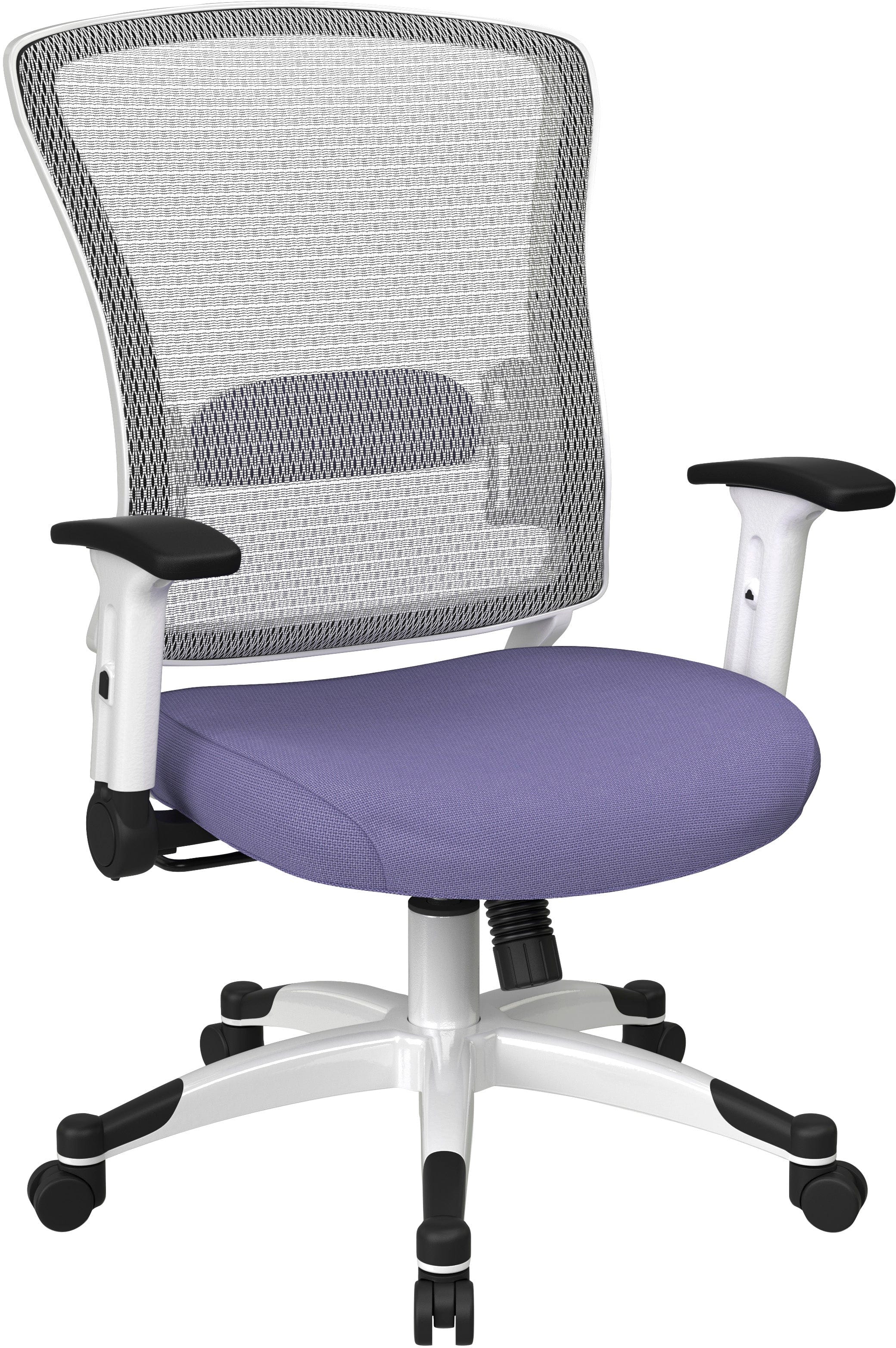 Office Star White Frame Managers Chair in Fun Colors [317W-W1C1F2W] - Image 7