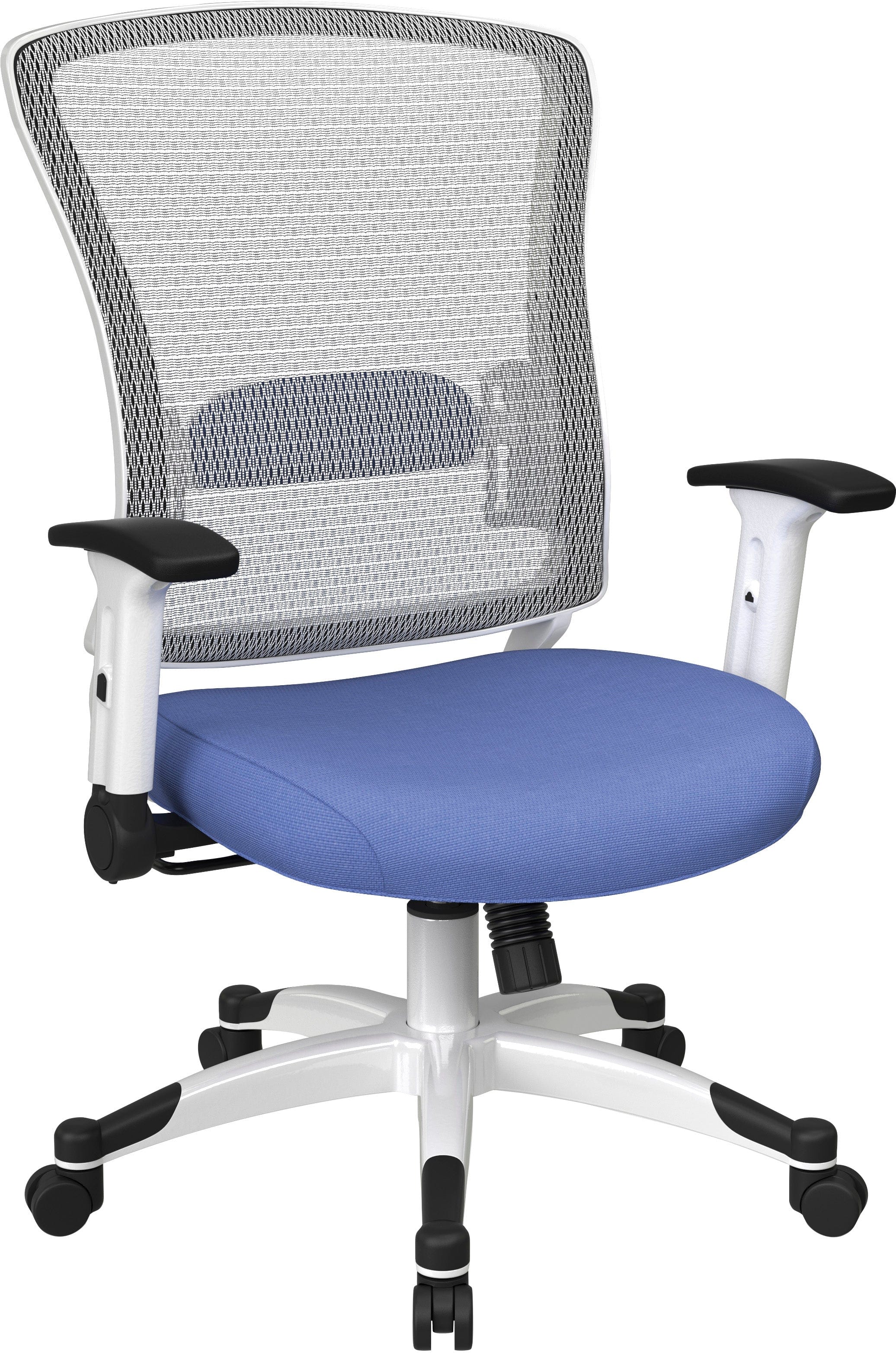 Office Star White Frame Managers Chair in Fun Colors [317W-W1C1F2W] - Image 8