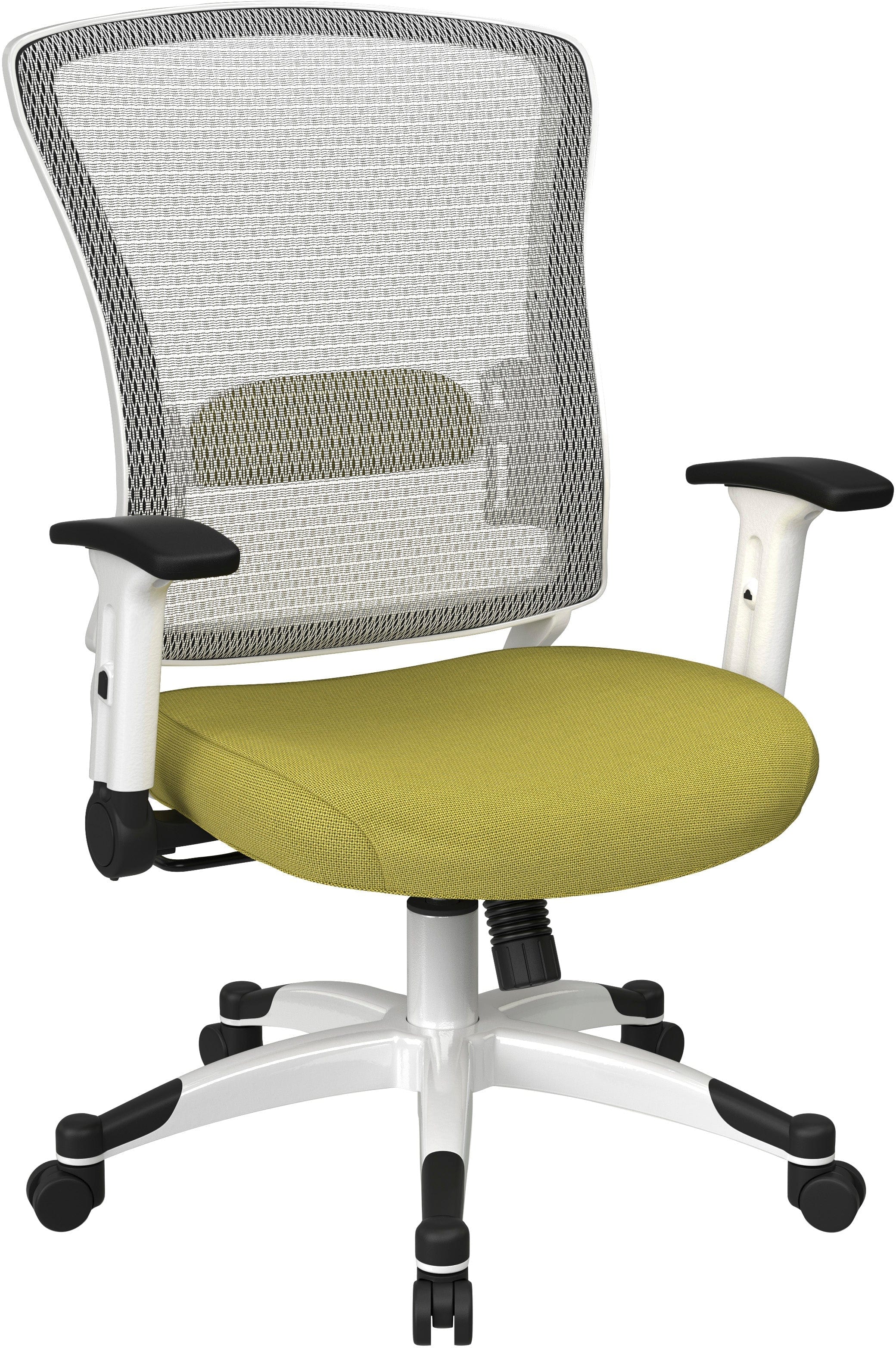 Office Star White Frame Managers Chair in Fun Colors [317W-W1C1F2W] - Image 9