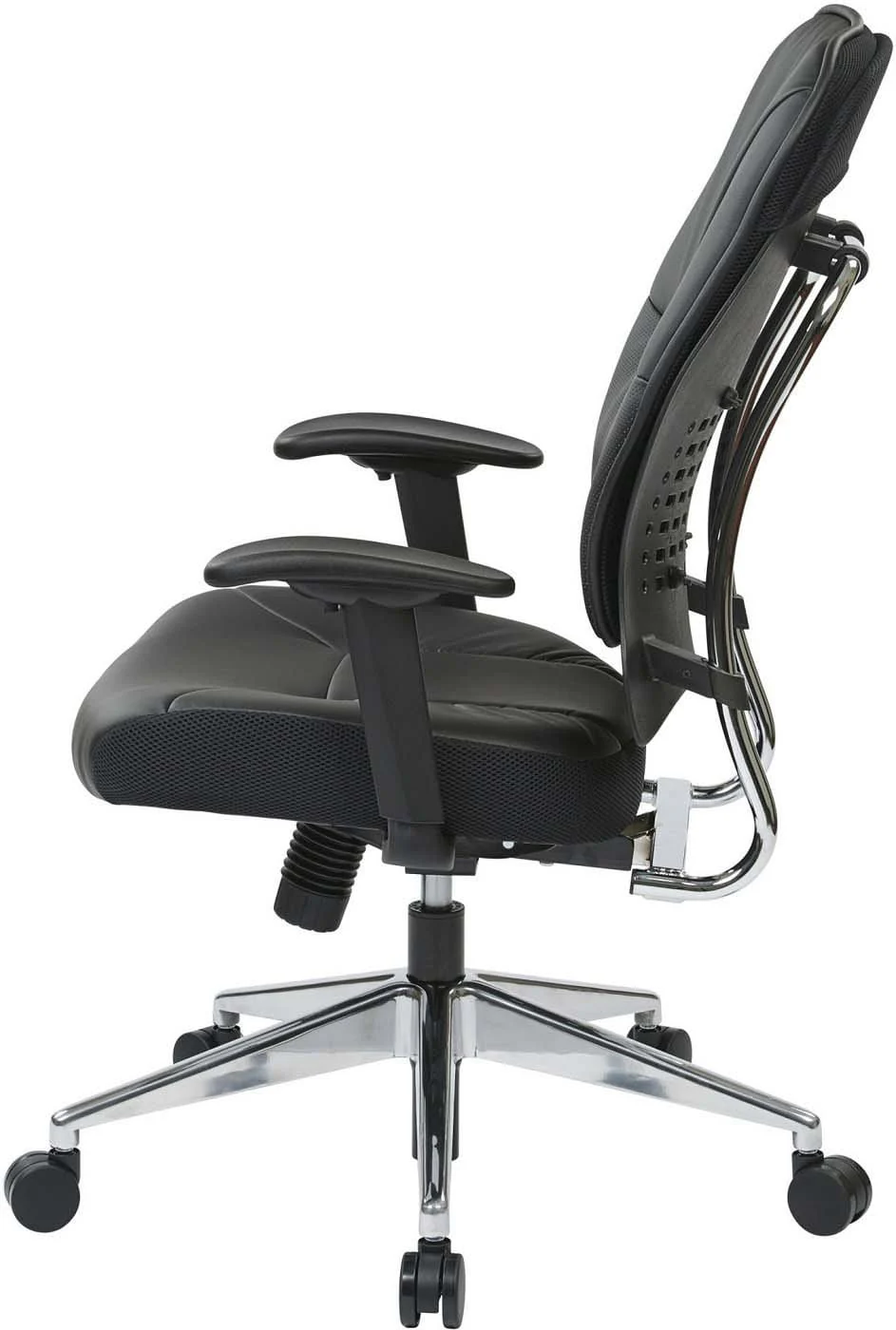 Space Seating® Black Bonded Leather Managers Chair [32-E33P918P] - Image 5