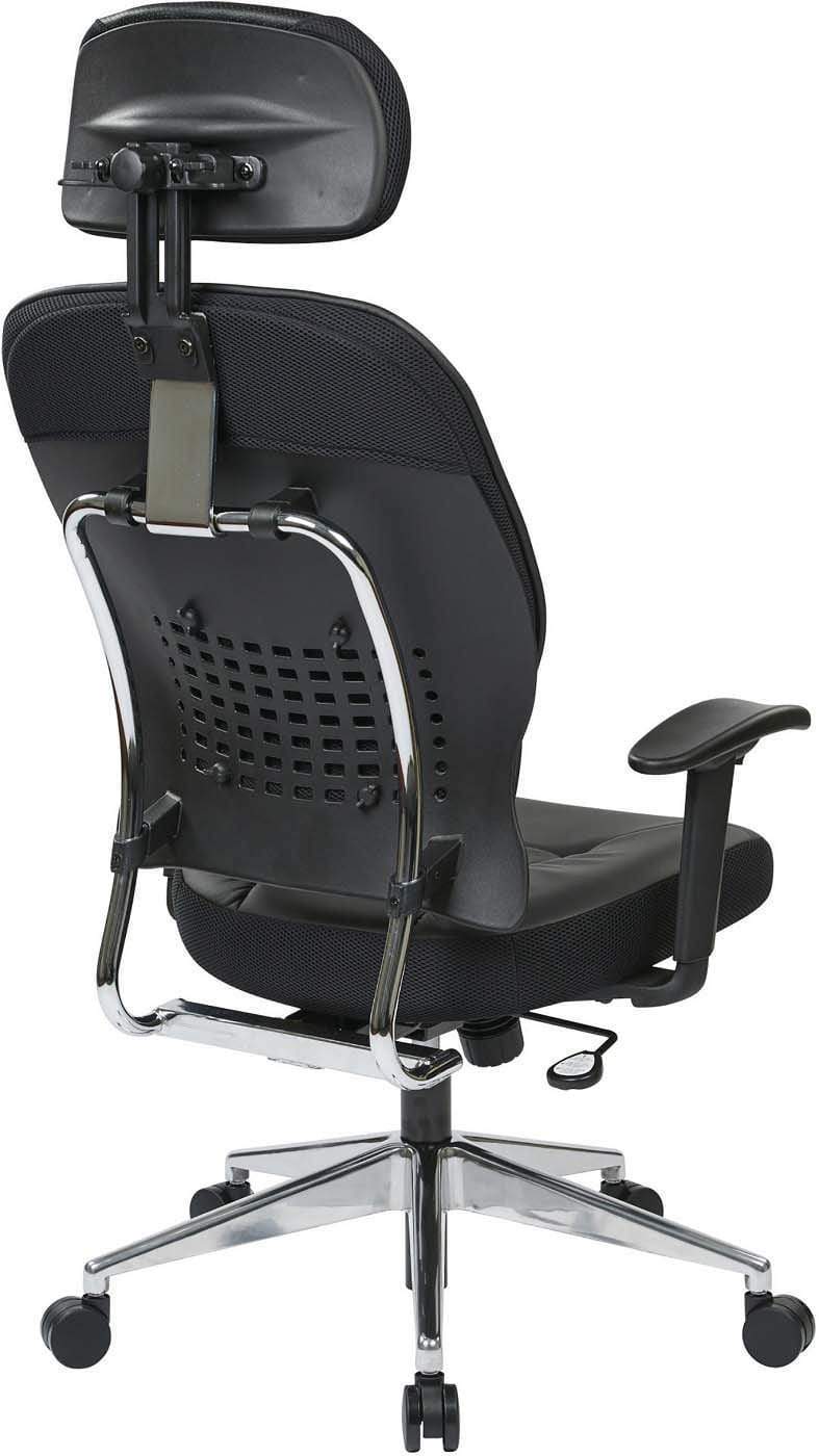 Space Seating® Black Eco Leather Managers Chair [32-E33P918PHL] - Image 4