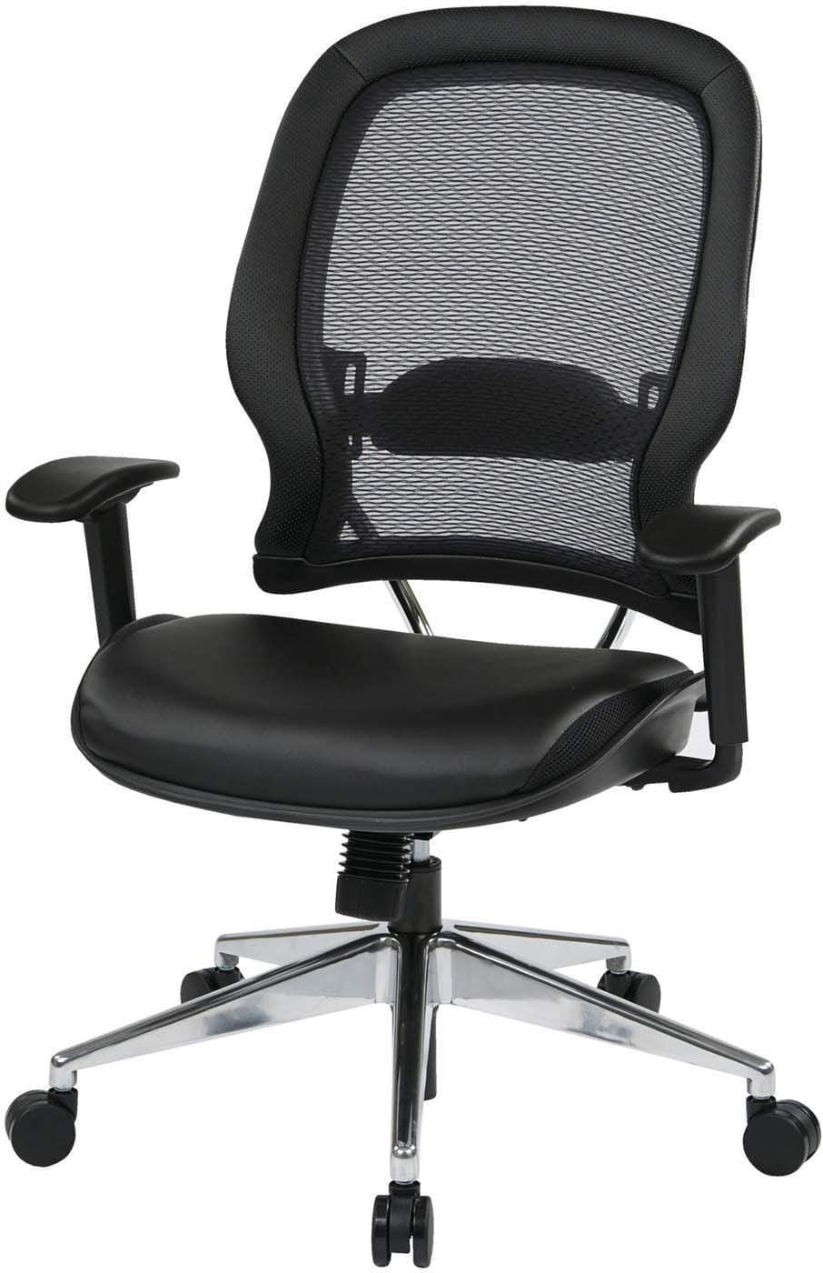 Space Seating® Professional Air Grid® Back Chair Bonded Leather Seat [335-E37P918P] - Image 4