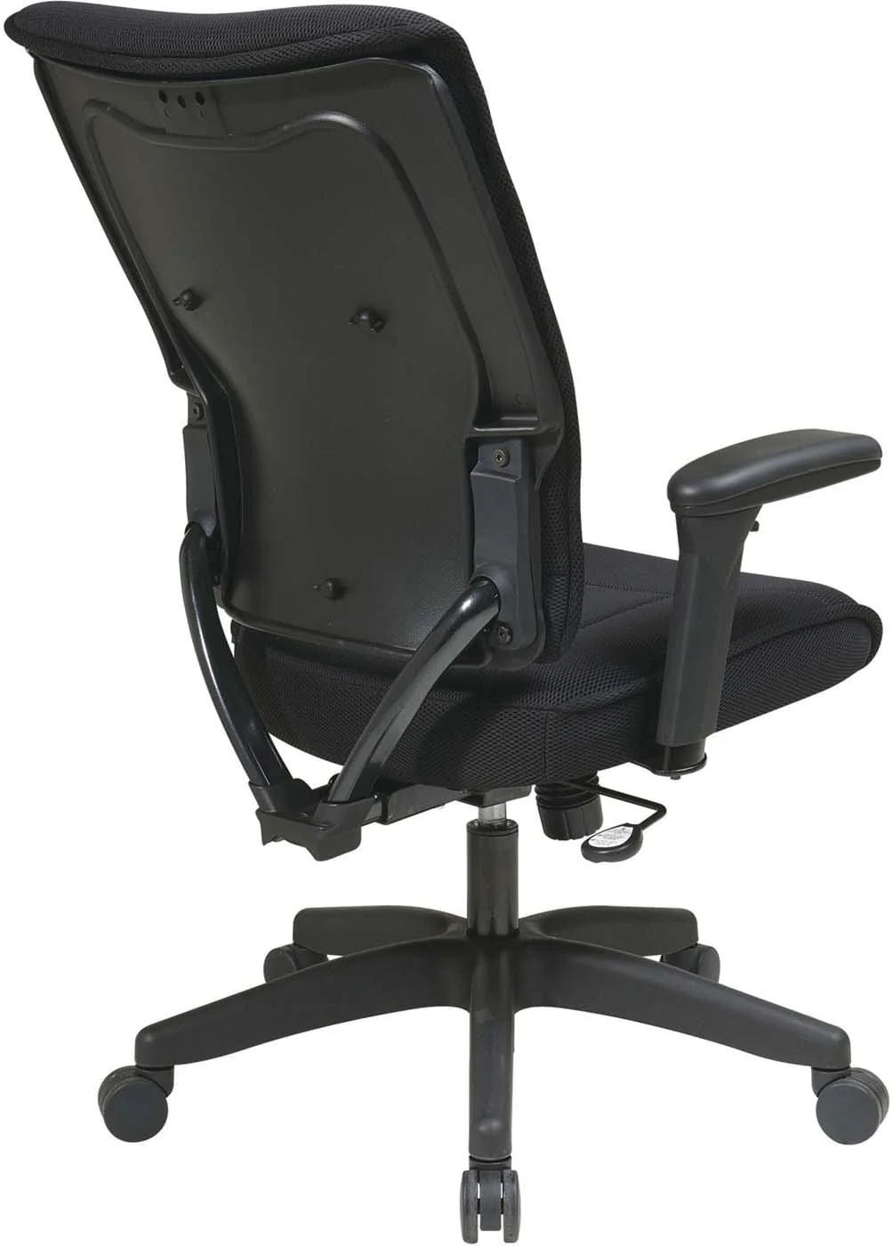 Space Seating® Black Mesh Executive Chair Adjustable Arms [37-33N1A7U] - Image 3
