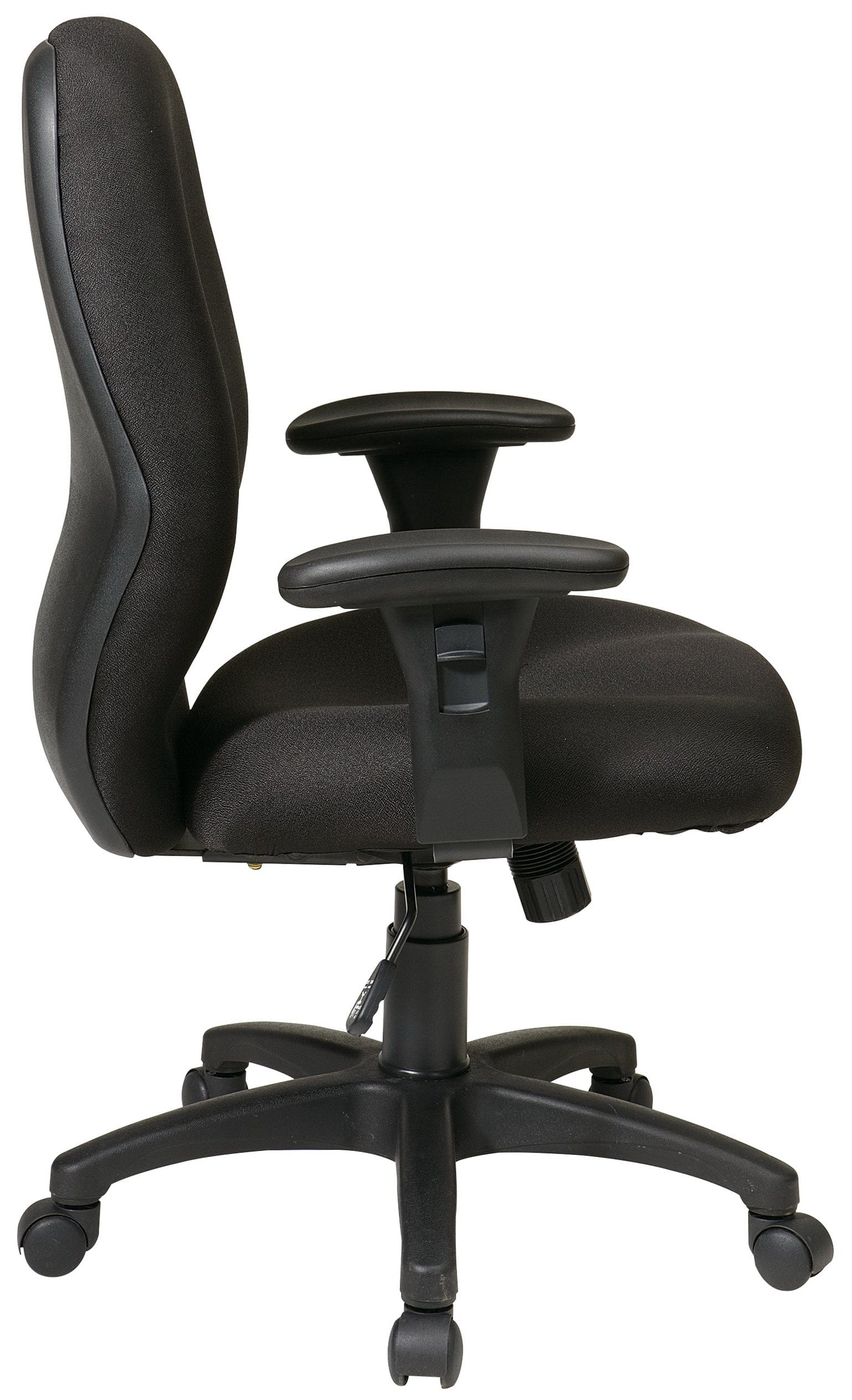 Office Star Work Smart™ Icon Black Synchro Chair [50321-231] - Image 2
