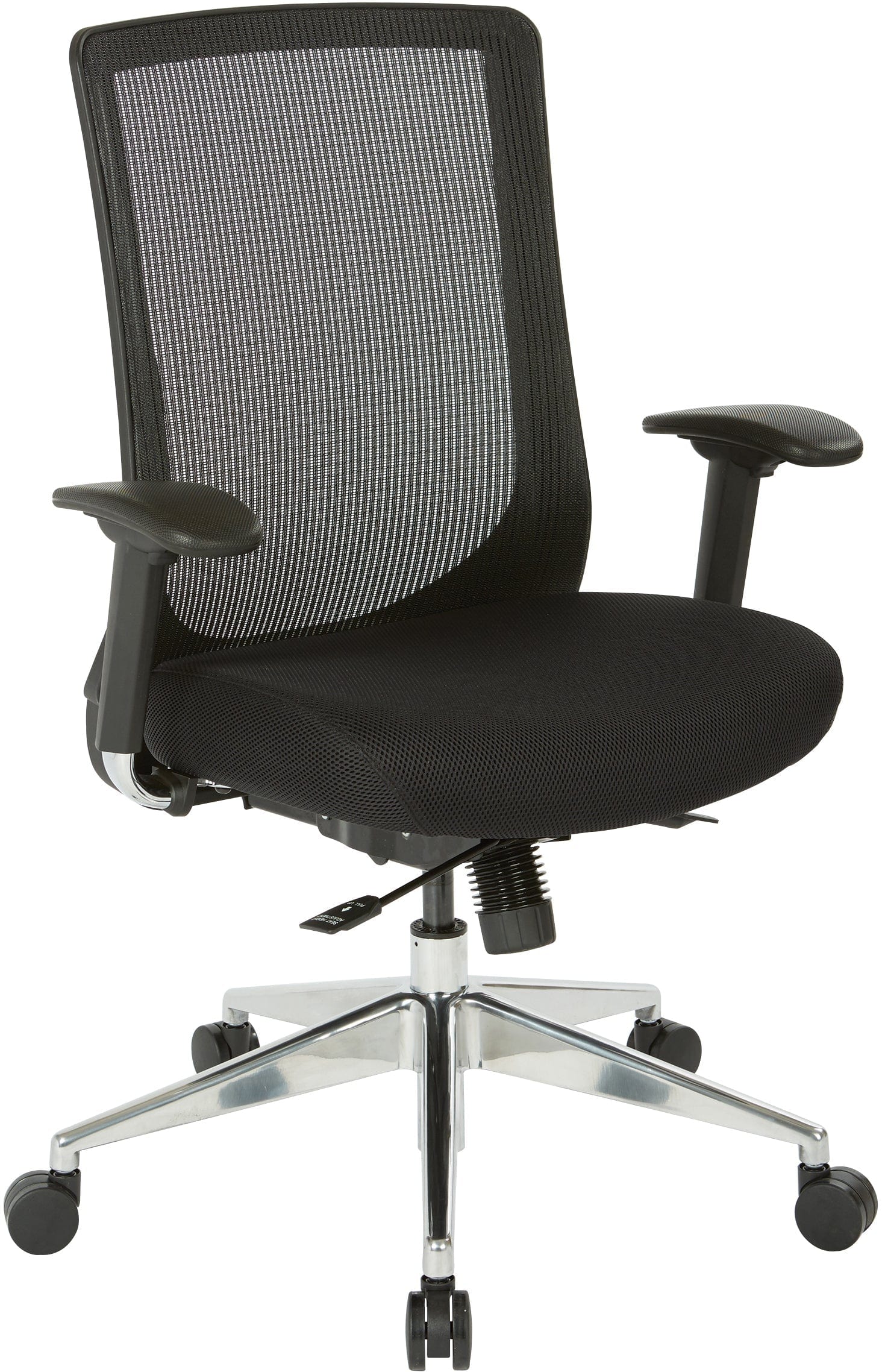 Office Star Office Star High Back Black Vertical Mesh Chair [521-3T1P96A8]