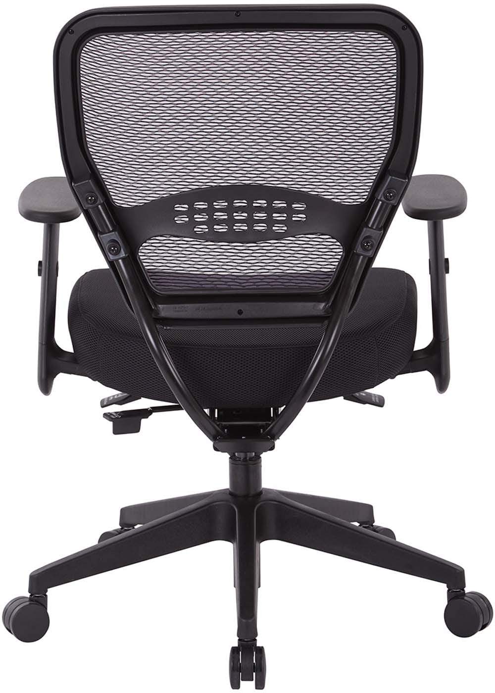 Air Grid® Back Chair, Black Mesh Seat, Adjustable Arms, Seat Slider [5500SL] - Image 3