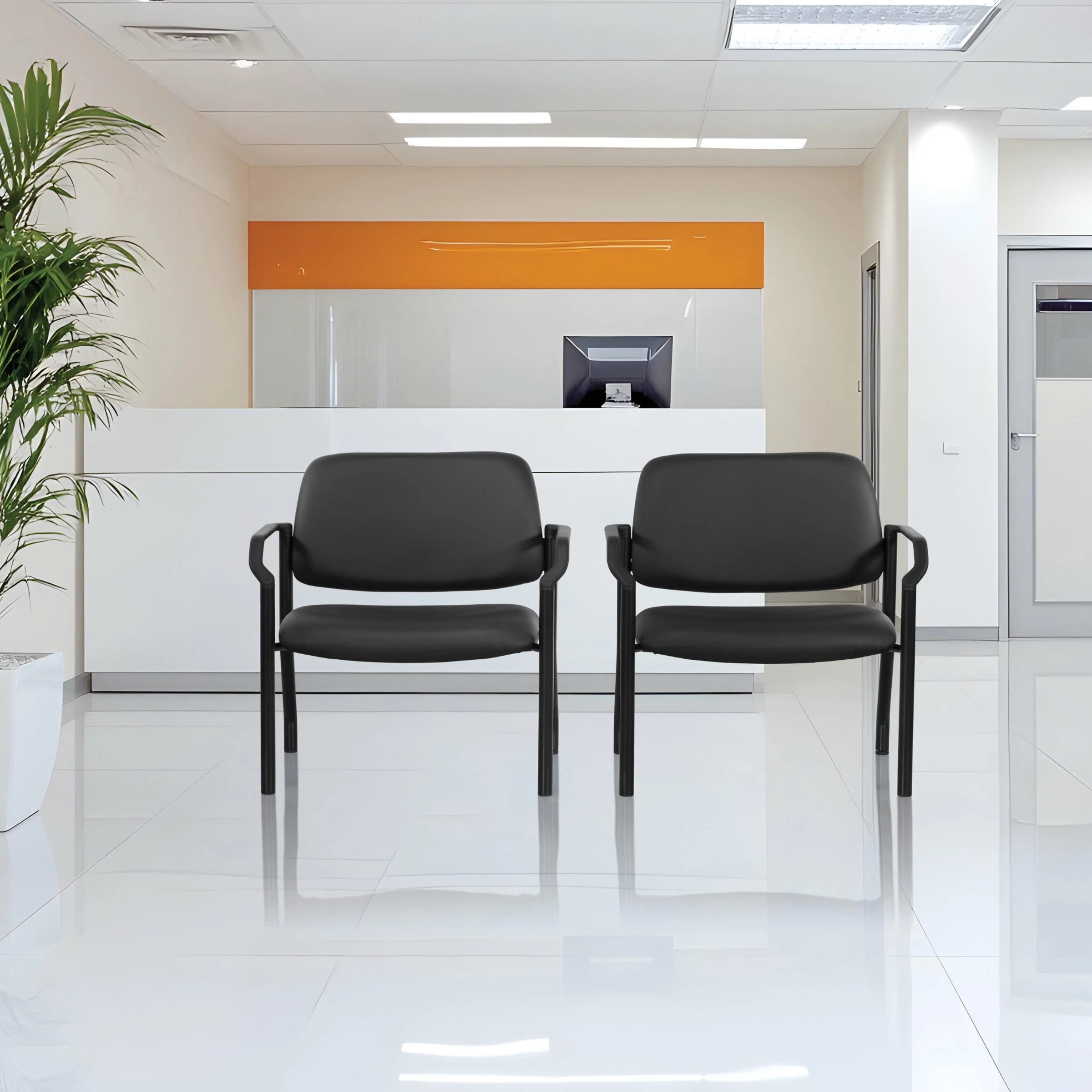 Work Smart Bariatric Healthcare Guest Chair [55051B] - Image 4