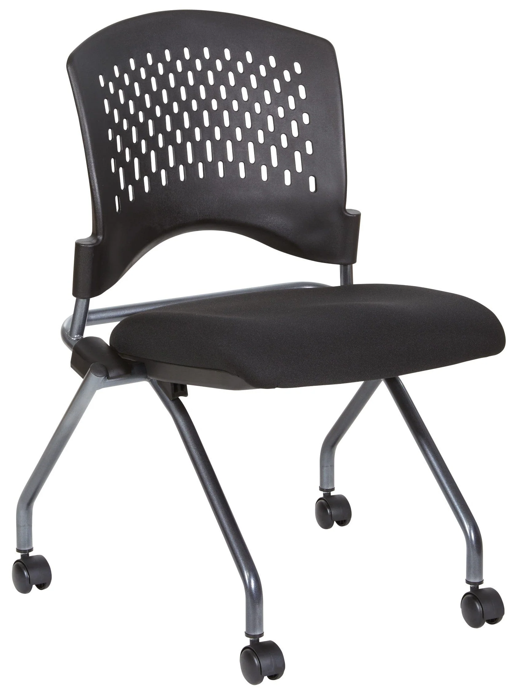 Pro-Line II™ Deluxe Armless Folding Chair Titanium, 2-Pack [83220] - Image 5