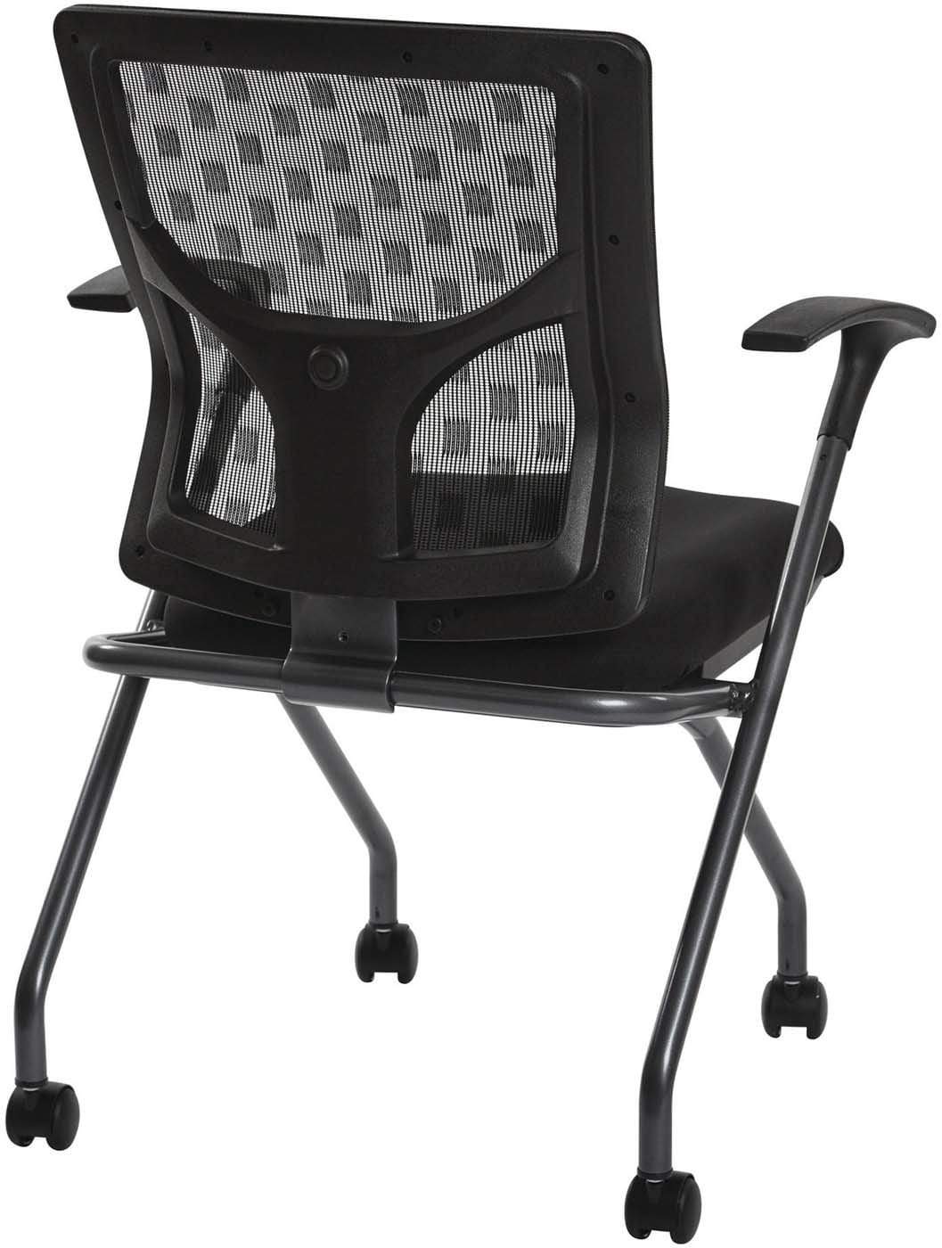Pro-Line II™ ProGrid® Checkered Mesh Back Folding Chair Titanium, 2-Pack [84270-30] - Image 3