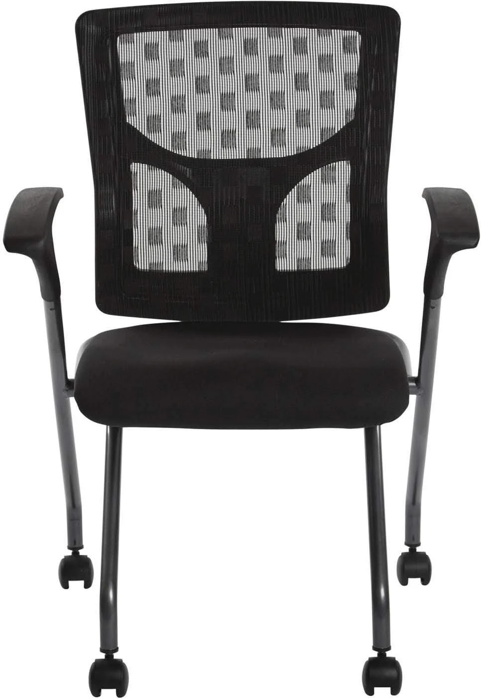 Pro-Line II™ ProGrid® Checkered Mesh Back Folding Chair Titanium, 2-Pack [84270-30] - Image 4
