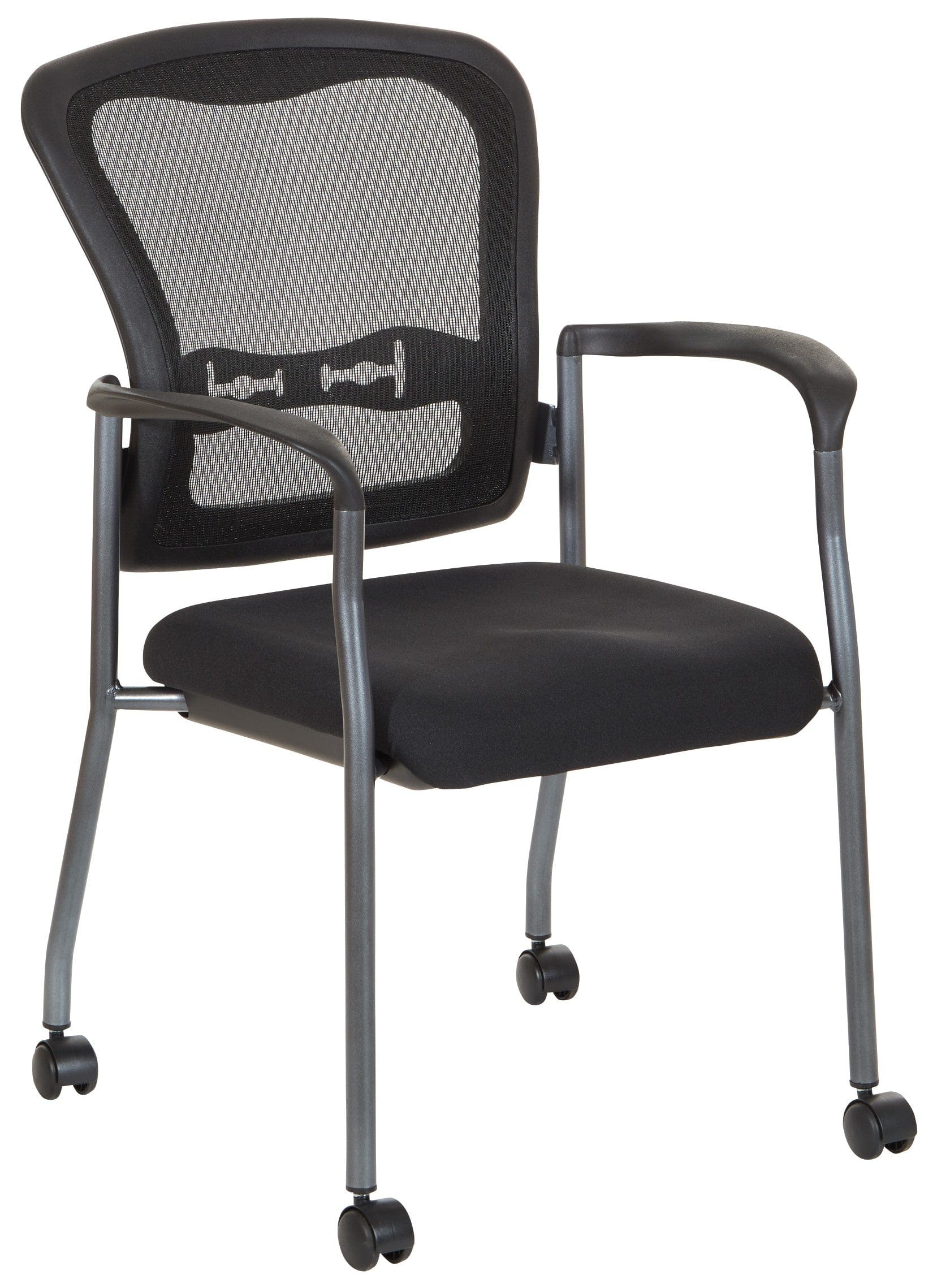 Pro-Line II™ Titanium Visitors Mesh Arm Chair ProGrid® Back [84540-30]