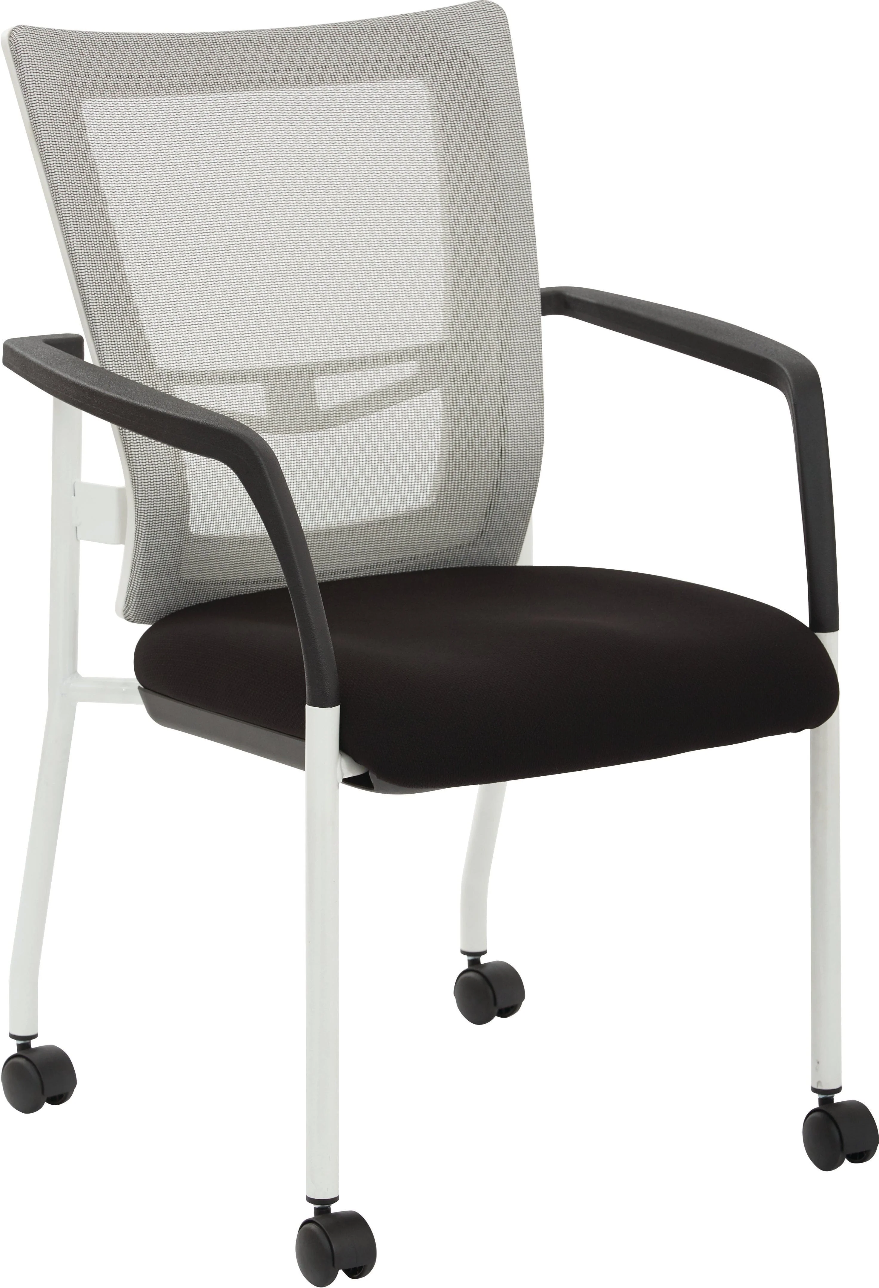 Office Star ProGrid® Mesh Back Visitors Chair with Casters [8840W]