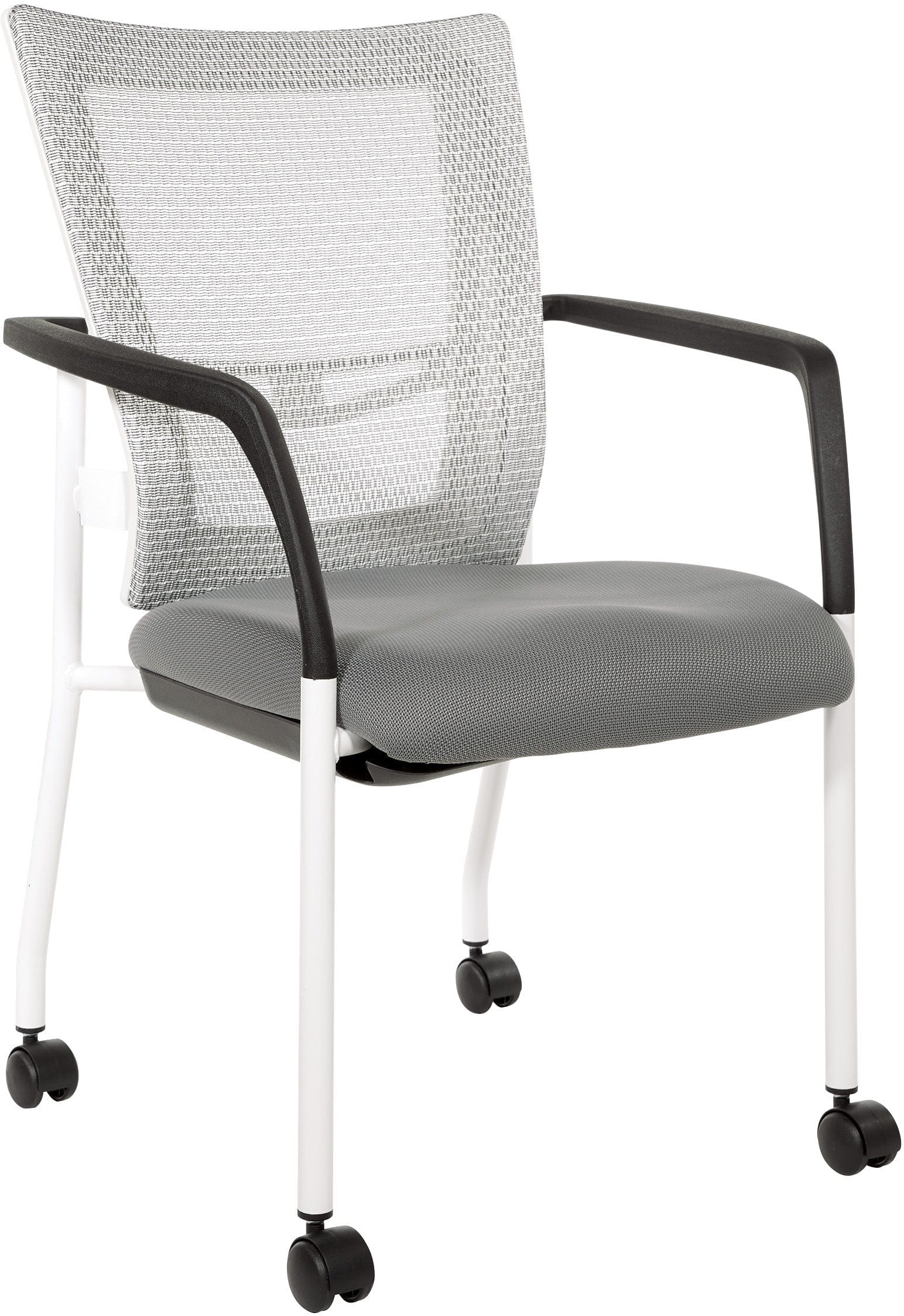 Office Star ProGrid® Mesh Back Visitors Chair with Casters [8840W] - Image 4