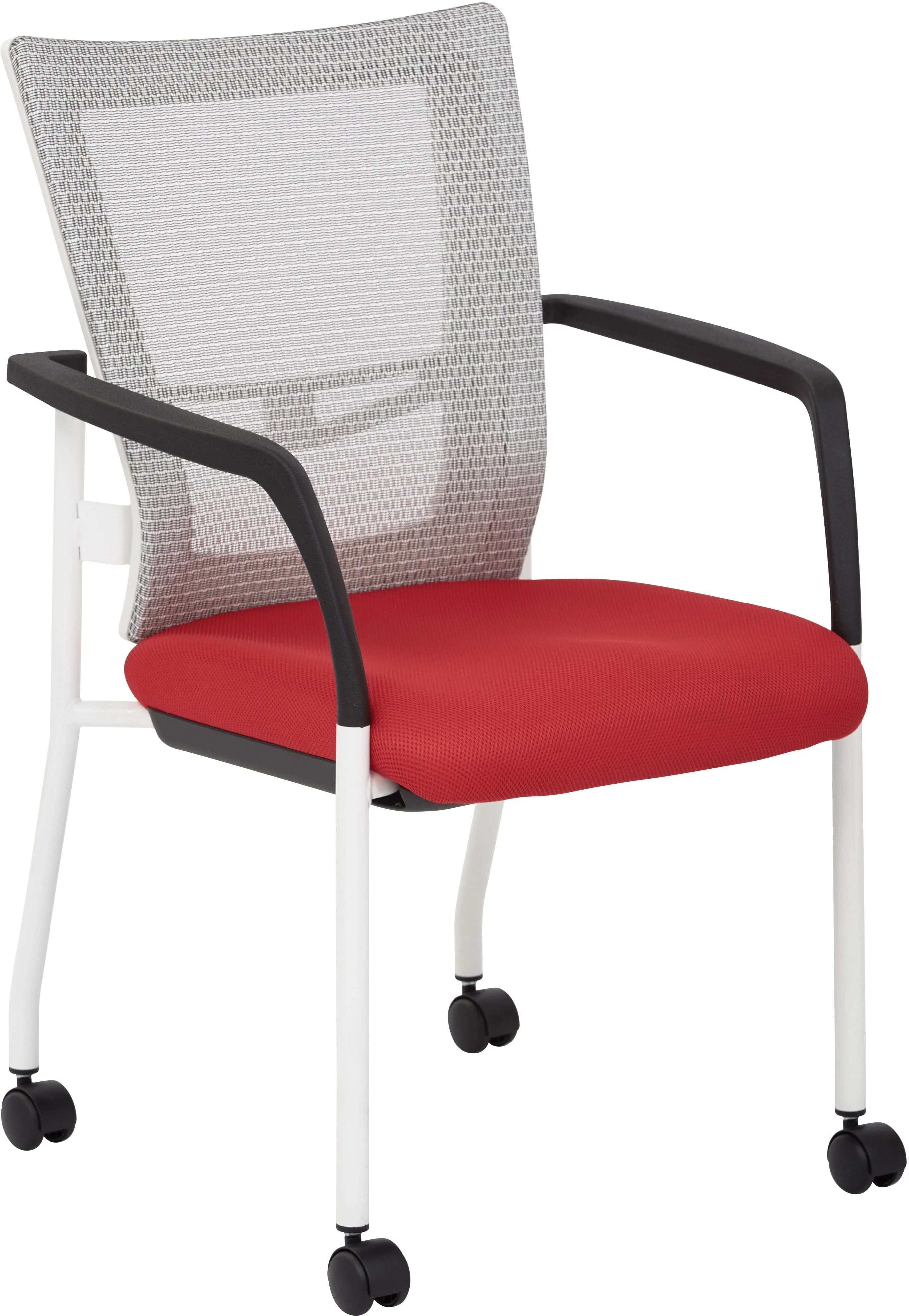 Office Star ProGrid® Mesh Back Visitors Chair with Casters [8840W] - Image 6