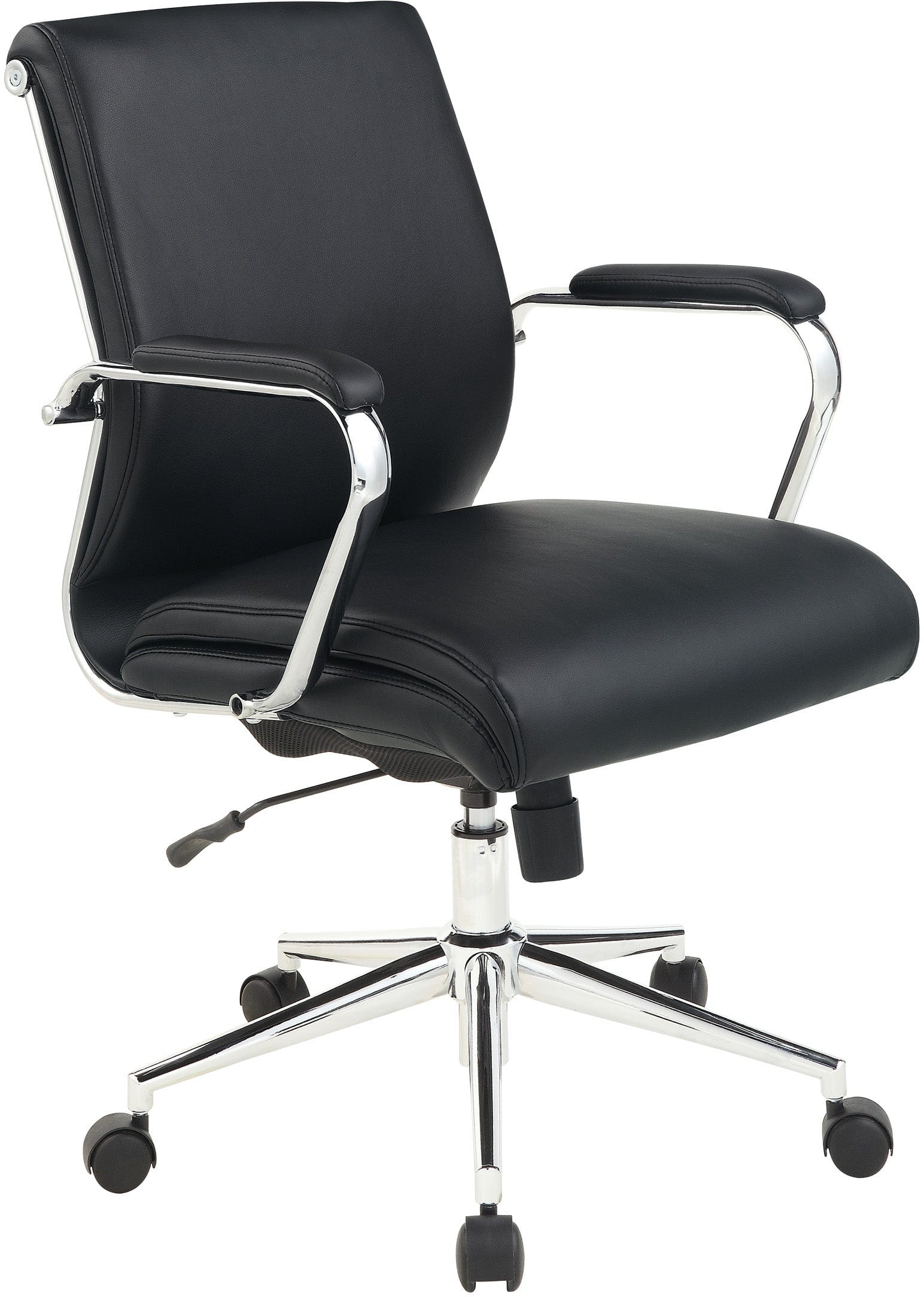Office Star Mid Back Antimicrobial Vinyl Chair [920351C] - Image 3