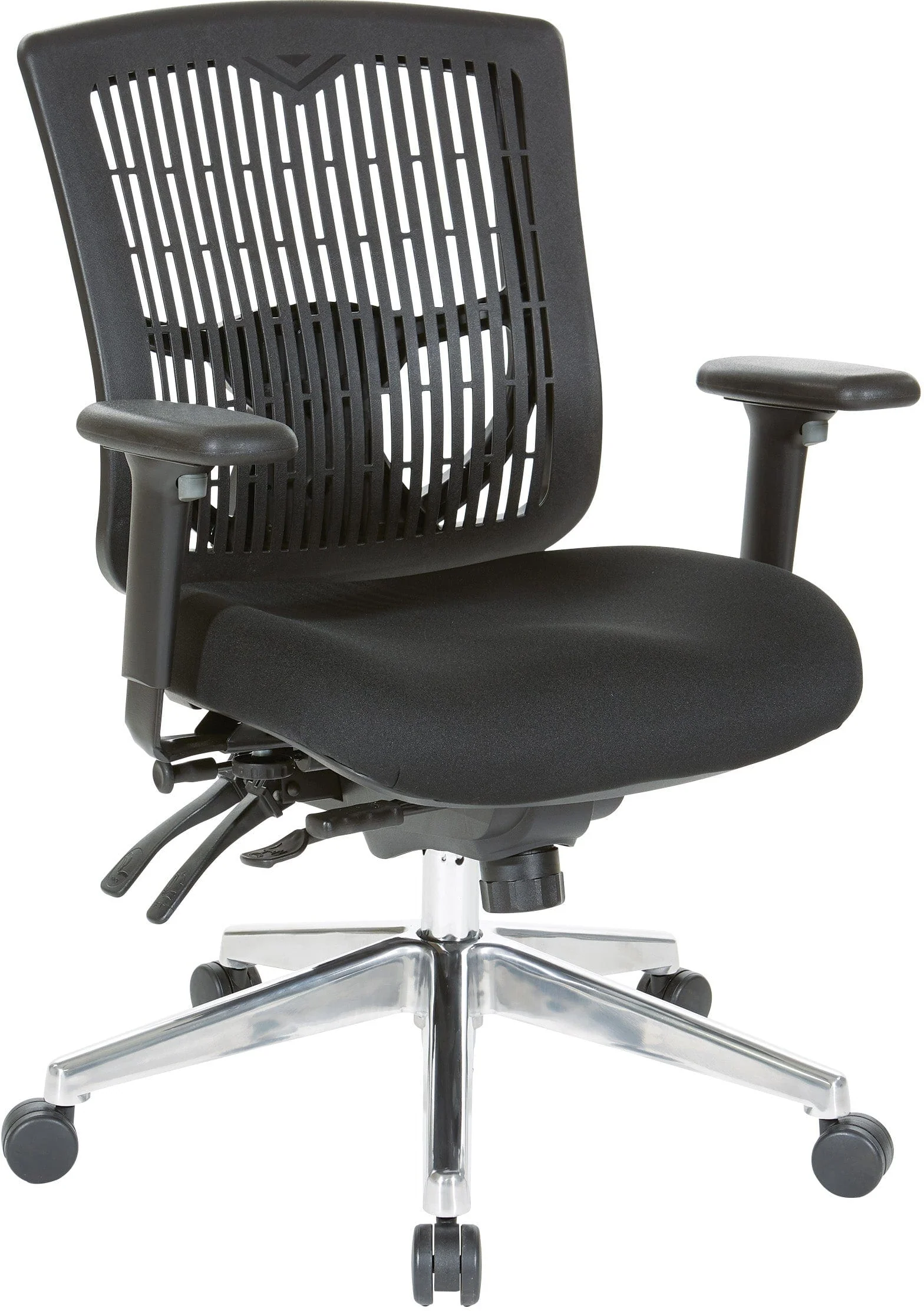 Office Star Contoured Plastic Back Manager's Chair [97898C]