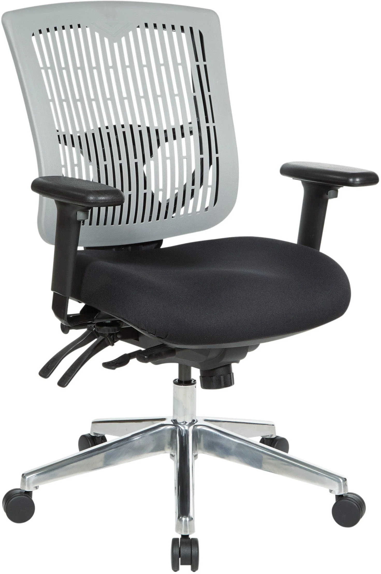 Office Star Contoured Plastic Back Manager's Chair [97898C] - Image 2