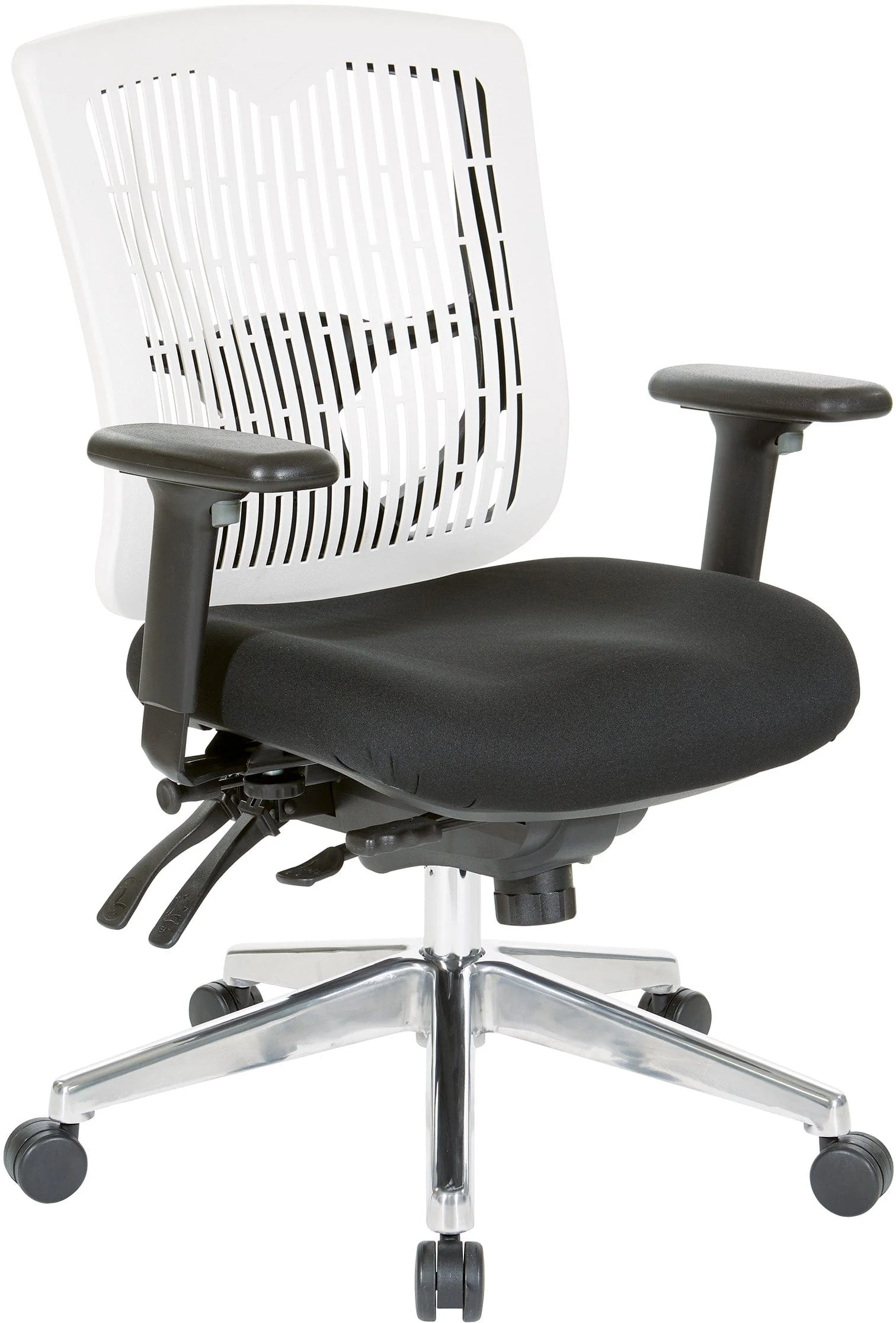 Office Star Contoured Plastic Back Manager's Chair [97898C] - Image 3