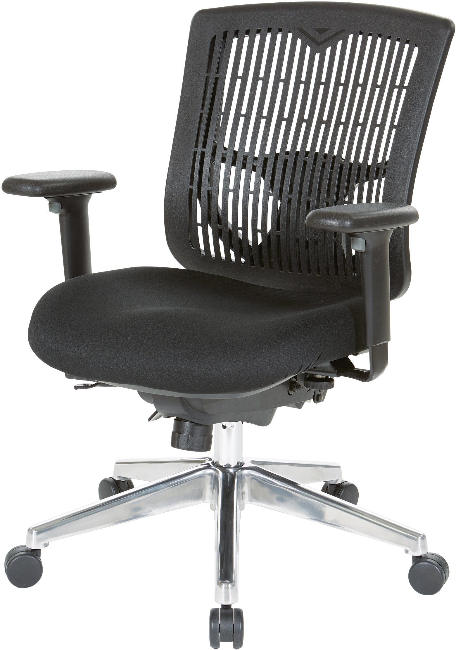 Office Star Contoured Plastic Back Manager's Chair [97898C] - Image 4