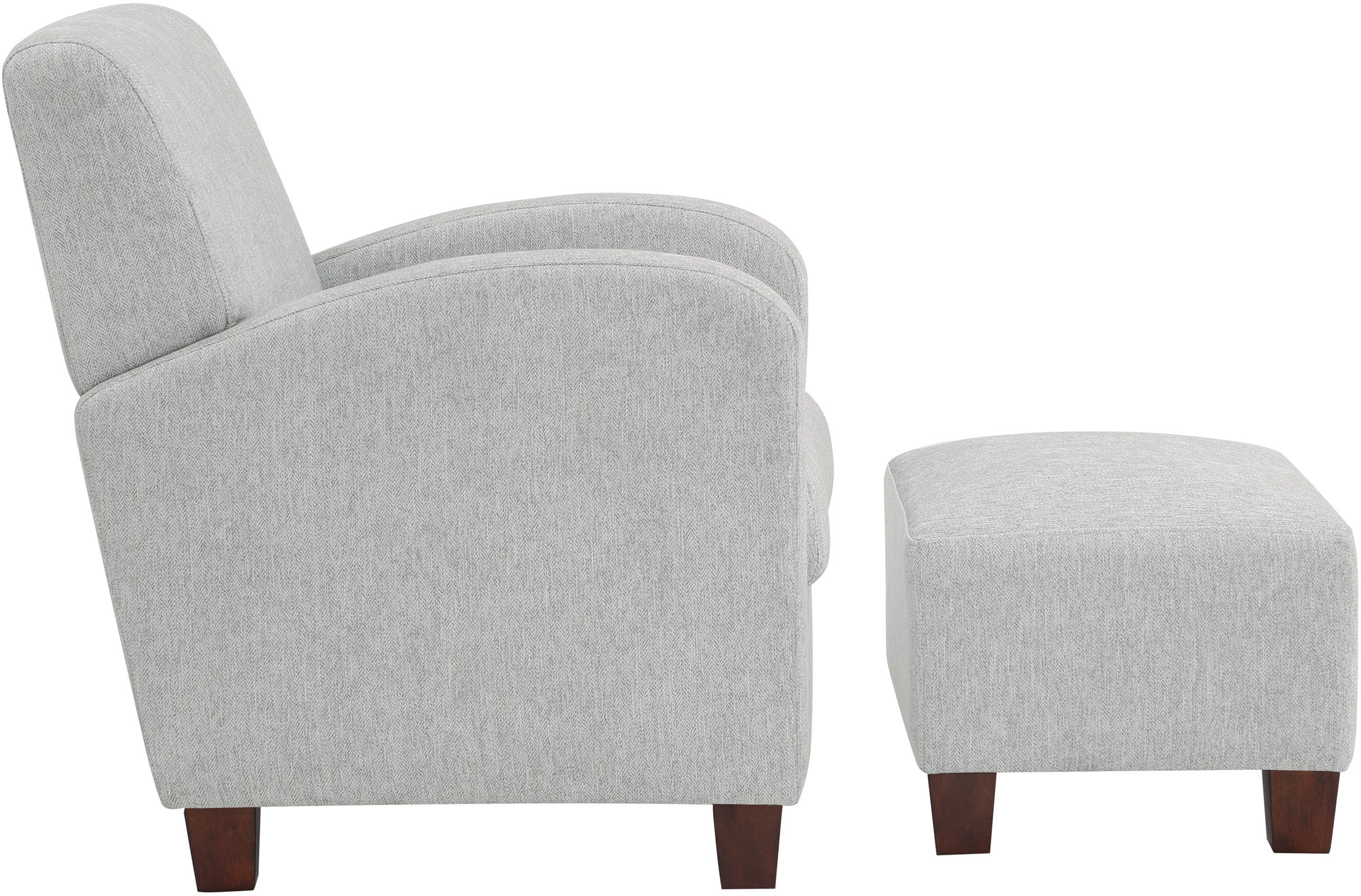 Office Star Aiden Chair & Ottoman Herringbone [ADN] - Image 13