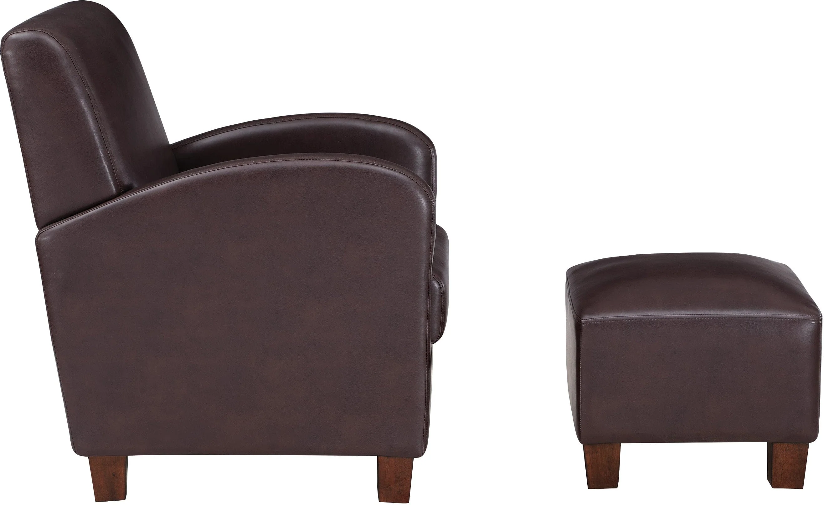 Office Star Aiden Chair & Ottoman Herringbone [ADN] - Image 16
