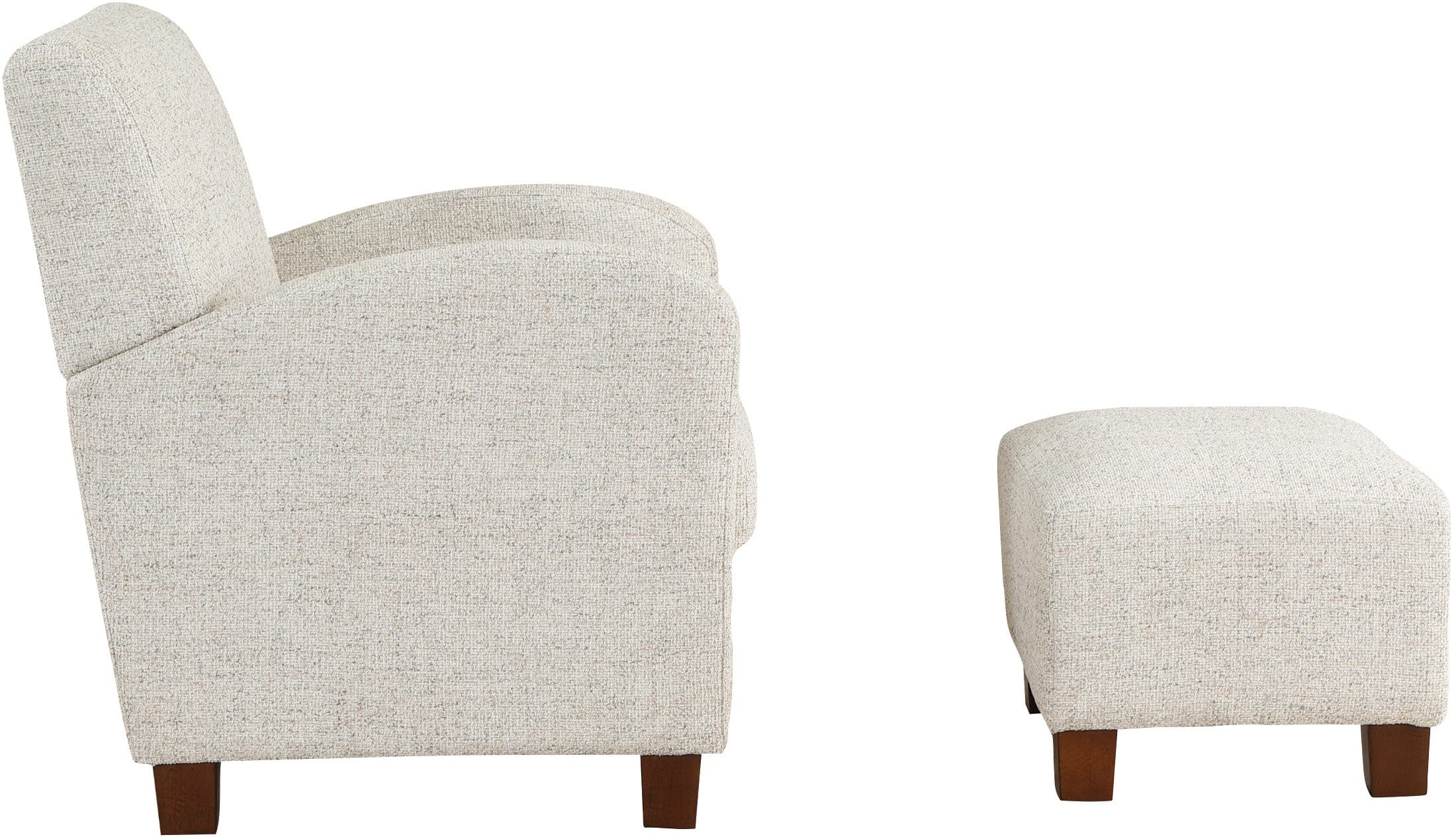 Office Star Aiden Chair & Ottoman Herringbone [ADN] - Image 18