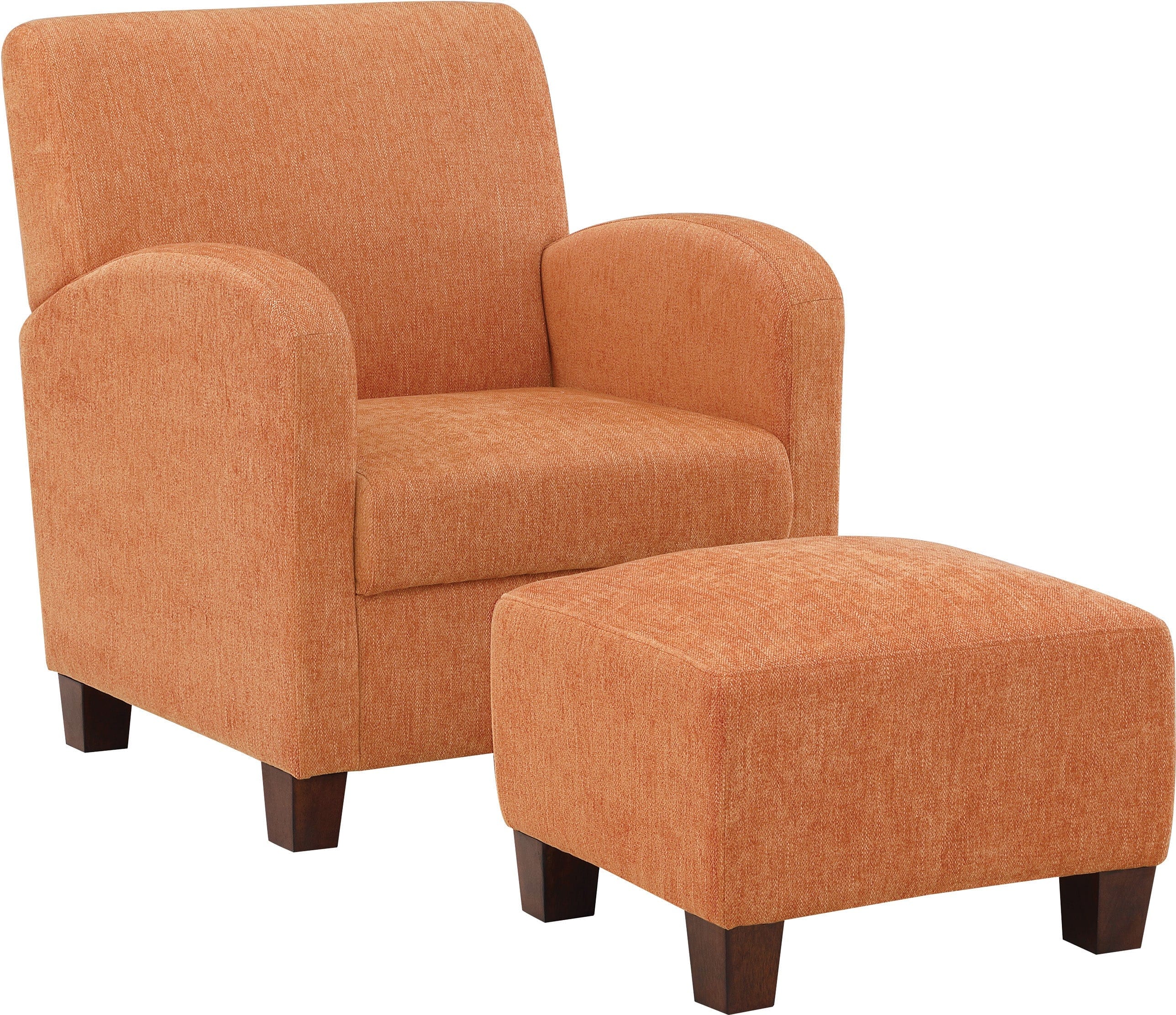 Office Star Aiden Chair & Ottoman Herringbone [ADN] - Image 2