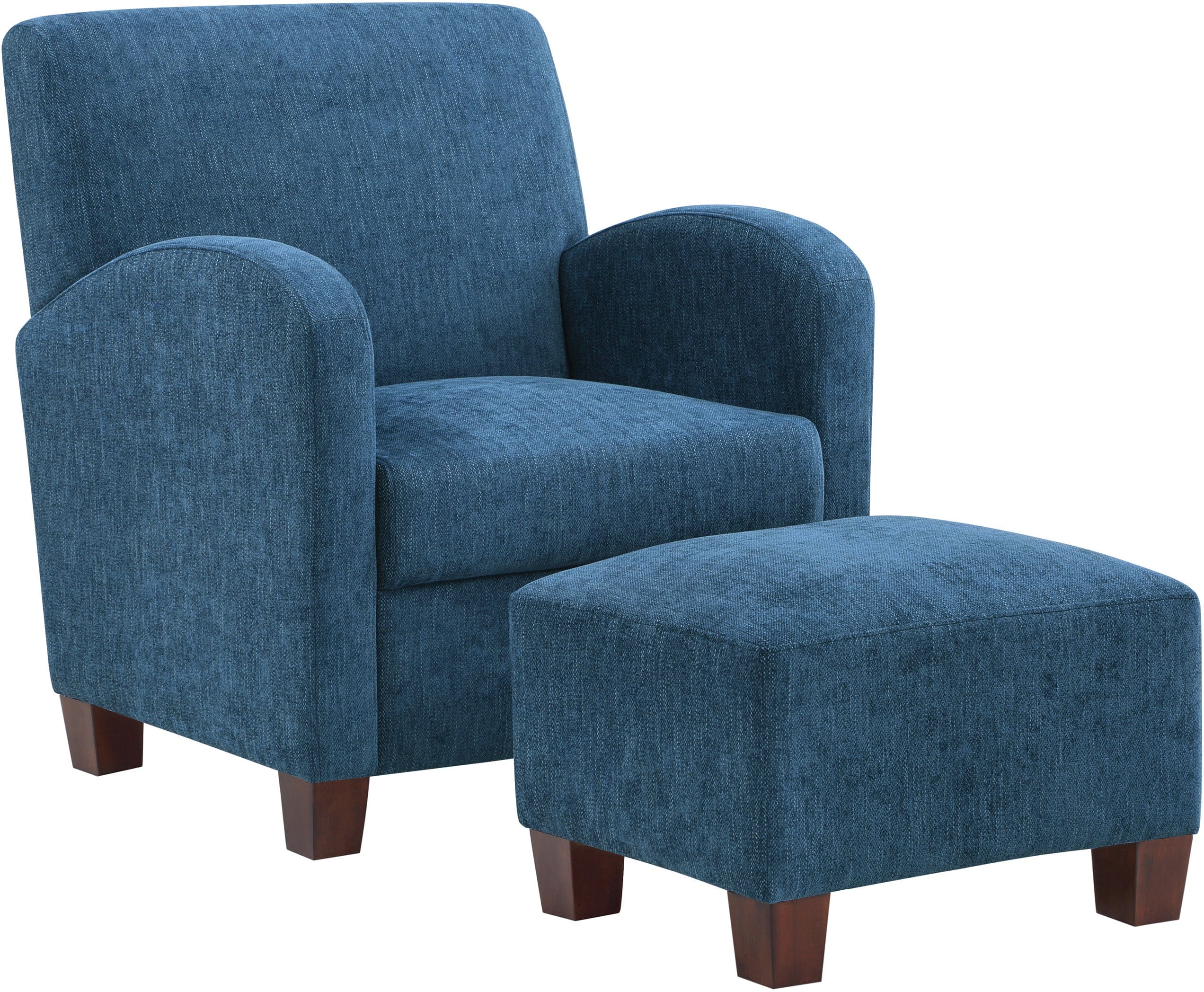 Office Star Aiden Chair & Ottoman Herringbone [ADN] - Image 3