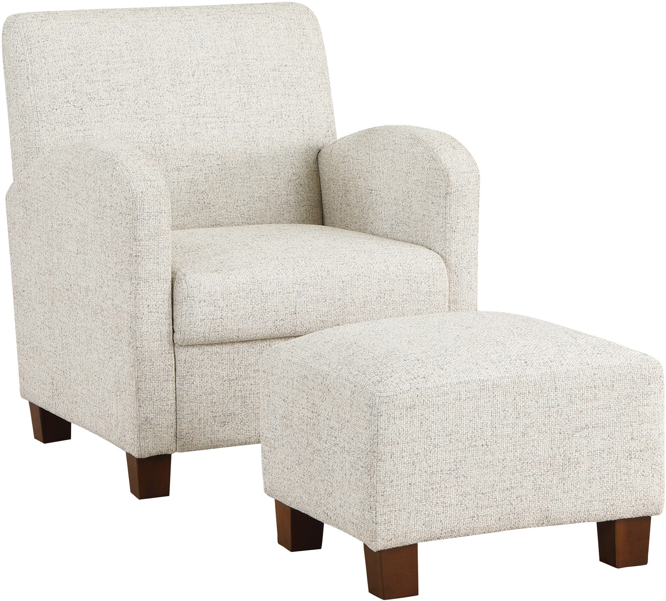 Office Star Aiden Chair & Ottoman Herringbone [ADN] - Image 6