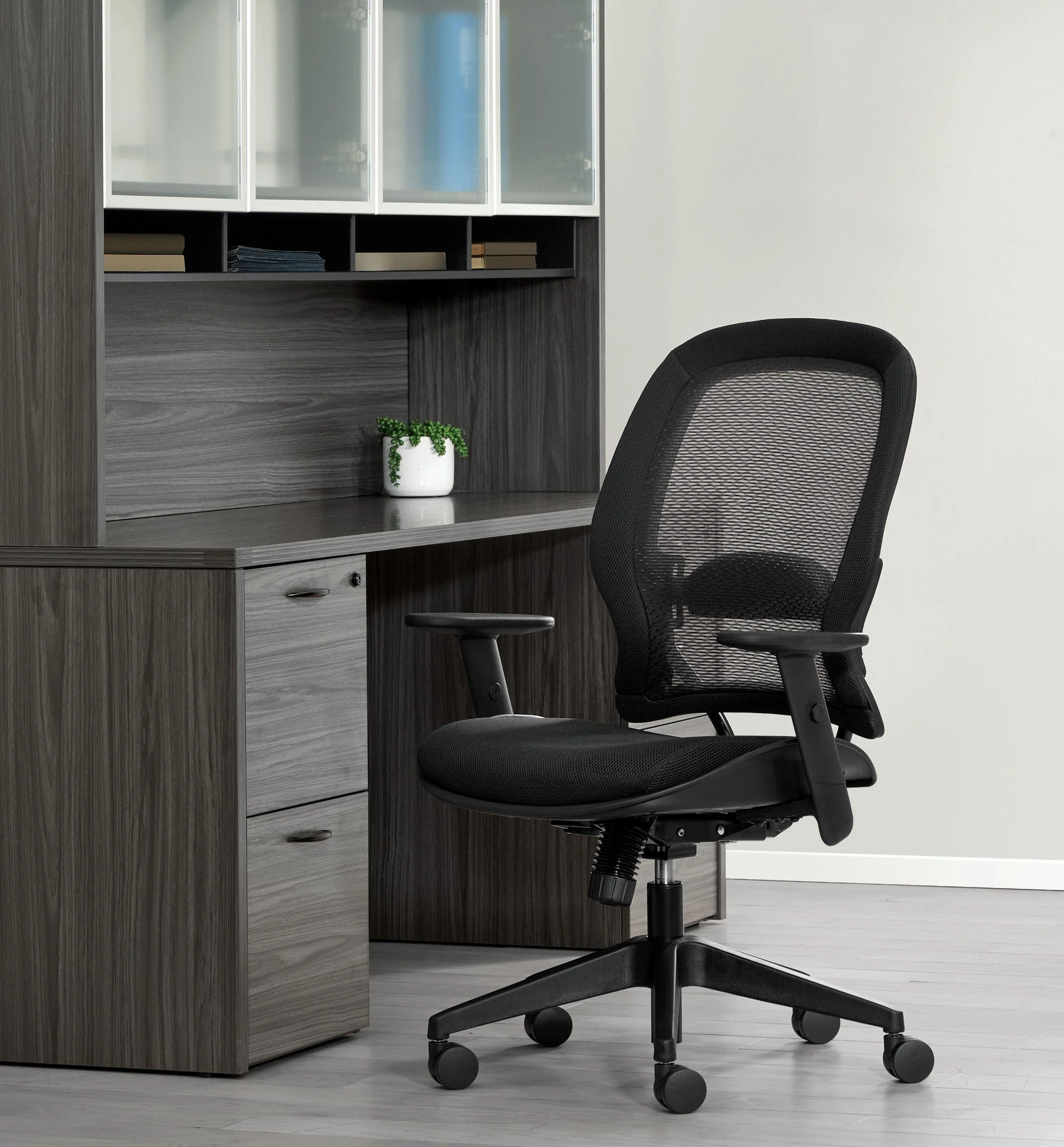 Space Seating® AirGrid Mesh Mid-Back Managers Chair [5540] - Image 4